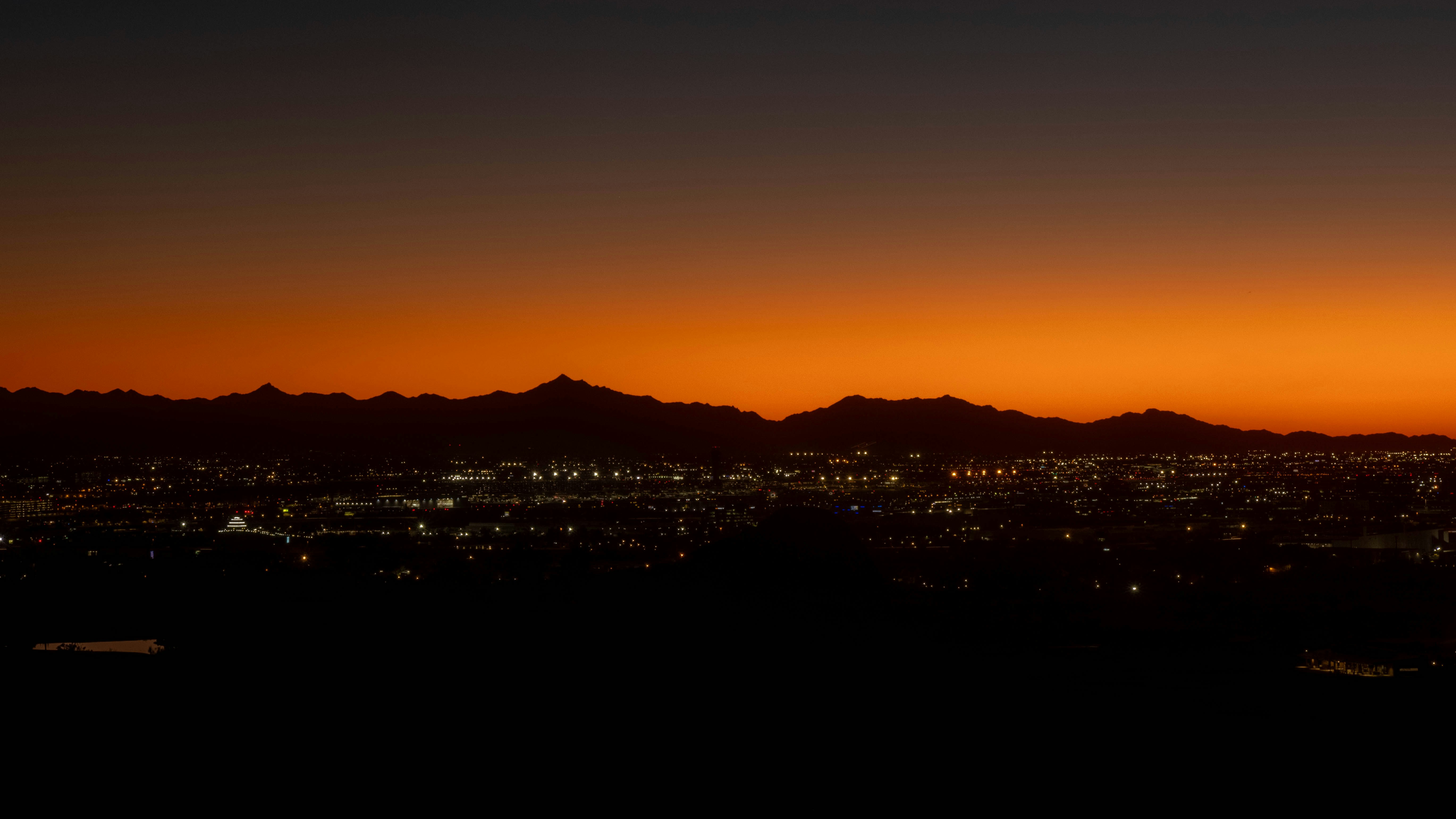 Sunset in phoenix arizona