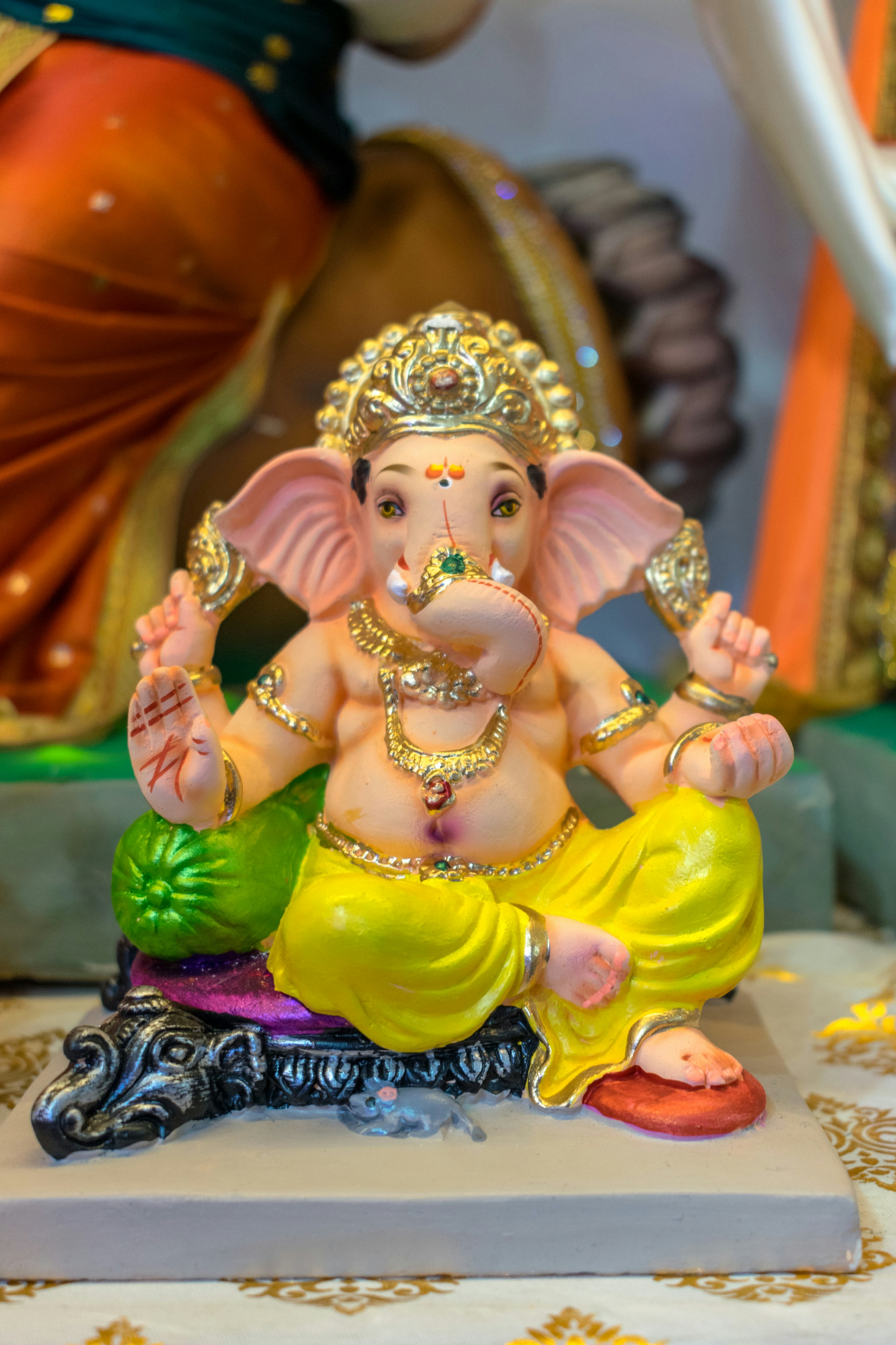 New Ganpati, Ganpati Bappa Murti, lord, god, HD phone wallpaper | Peakpx, image size:3000x4501