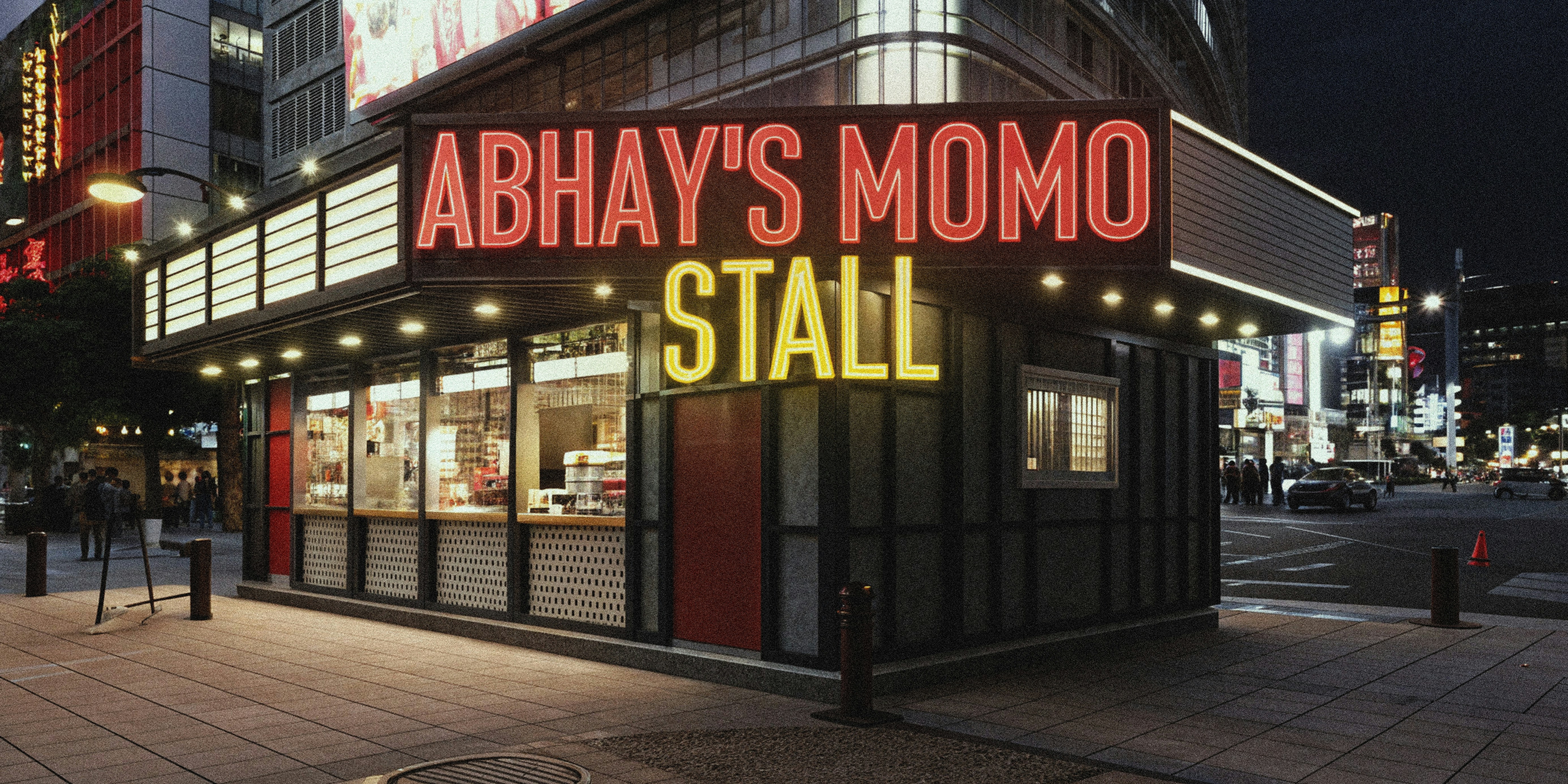 My momo stall in Toyko, Free for Indians.