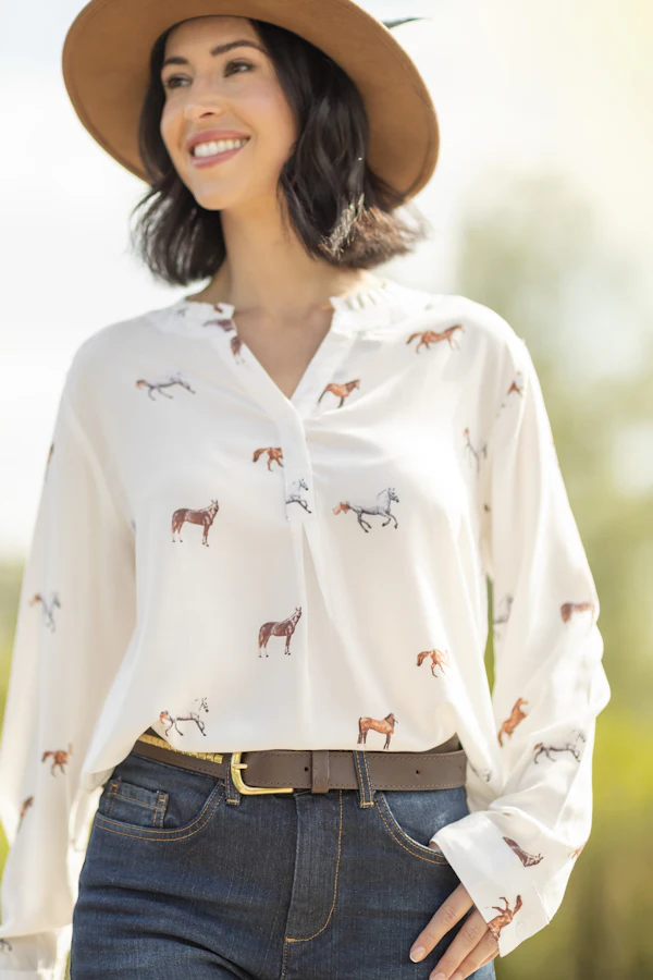 Chemise oversize en popeline blanc