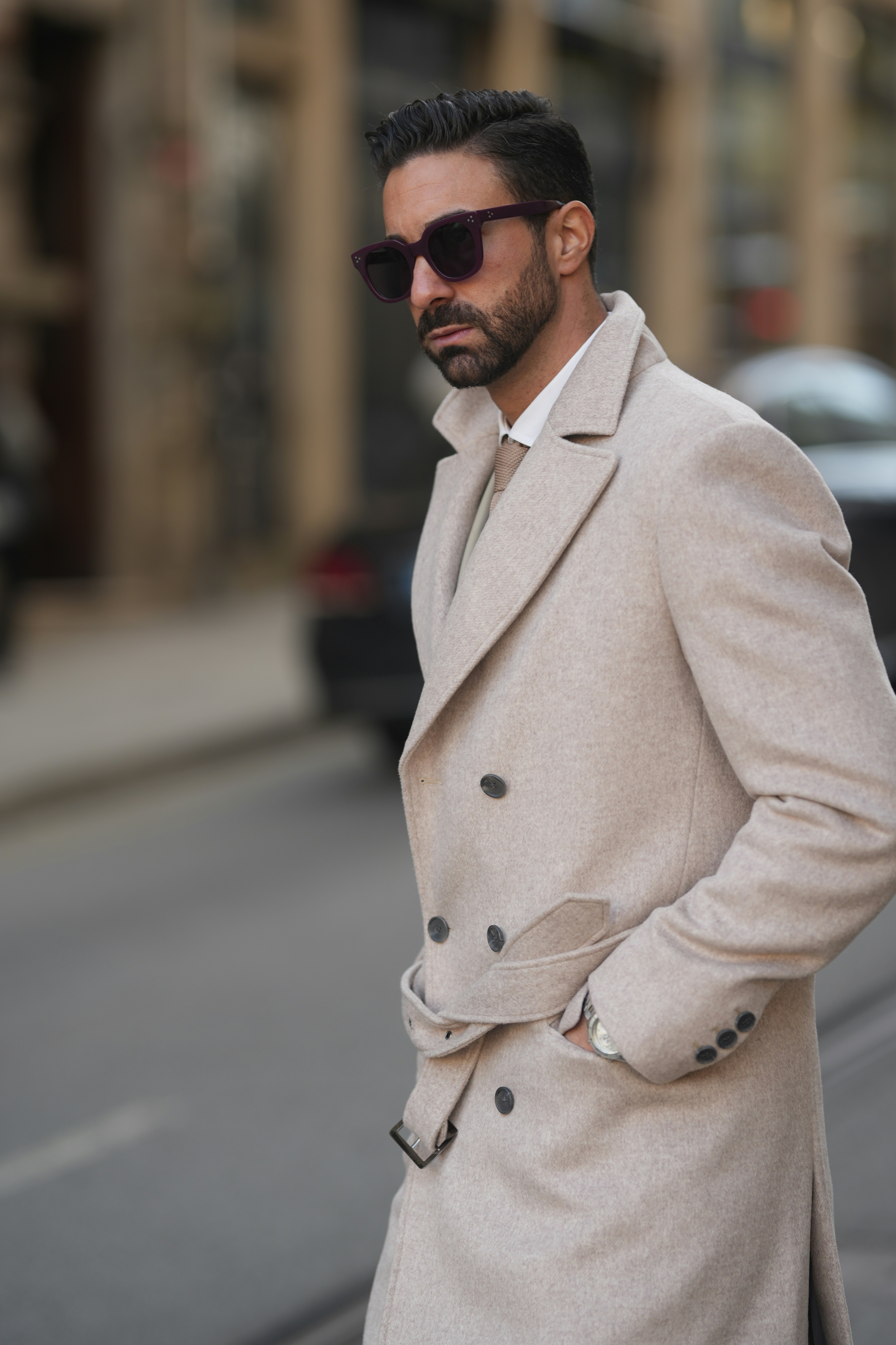 Structured Wool Trench