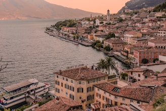 A view of a city next to a body of water
