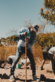 A group of people working on a construction project
