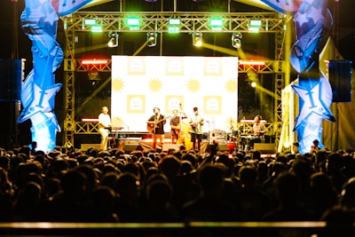 A large crowd of people at a concert