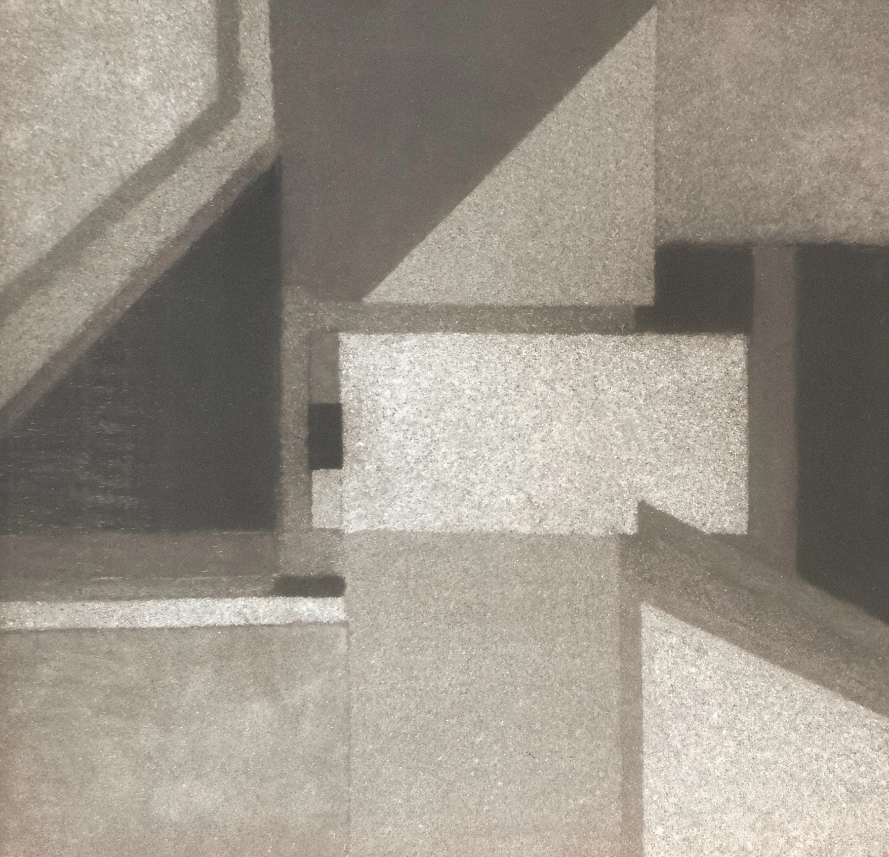 Abstract geometric shapes with light and shadow
