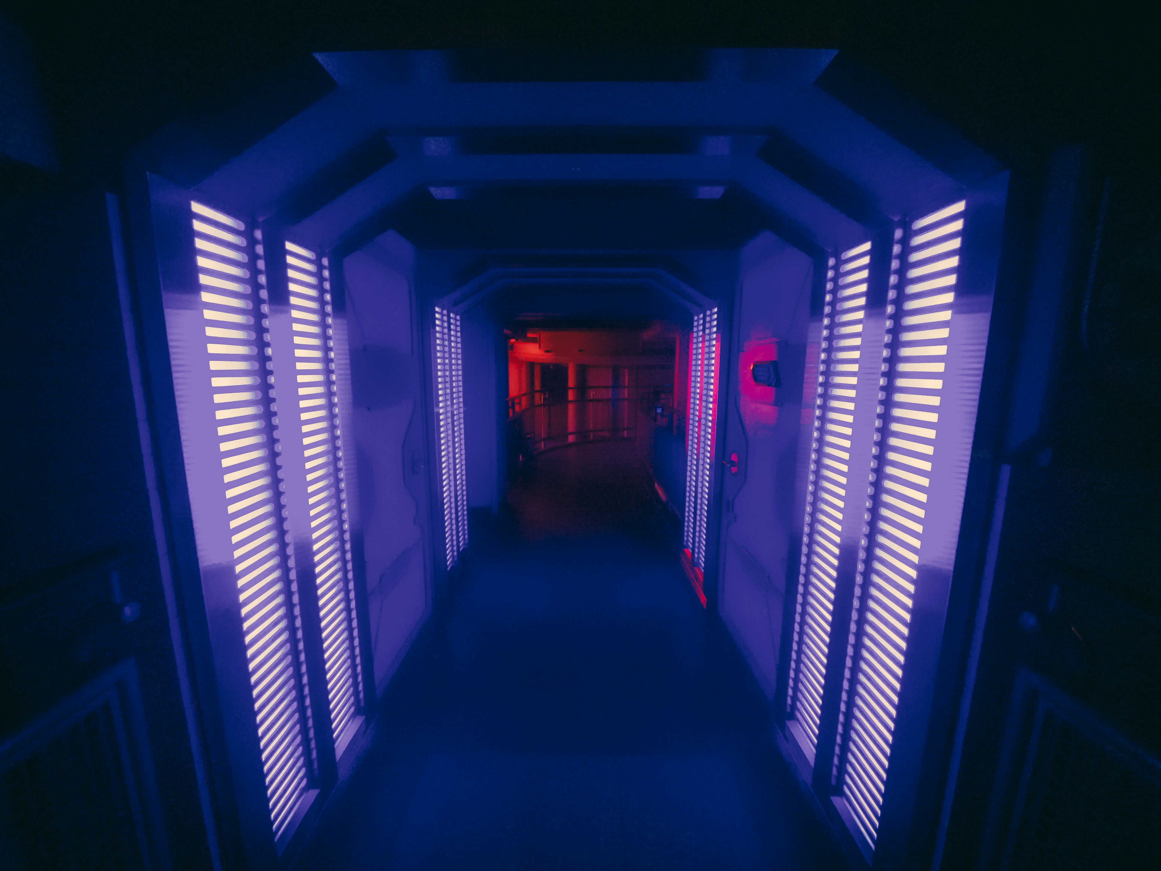 Futuristic hallway