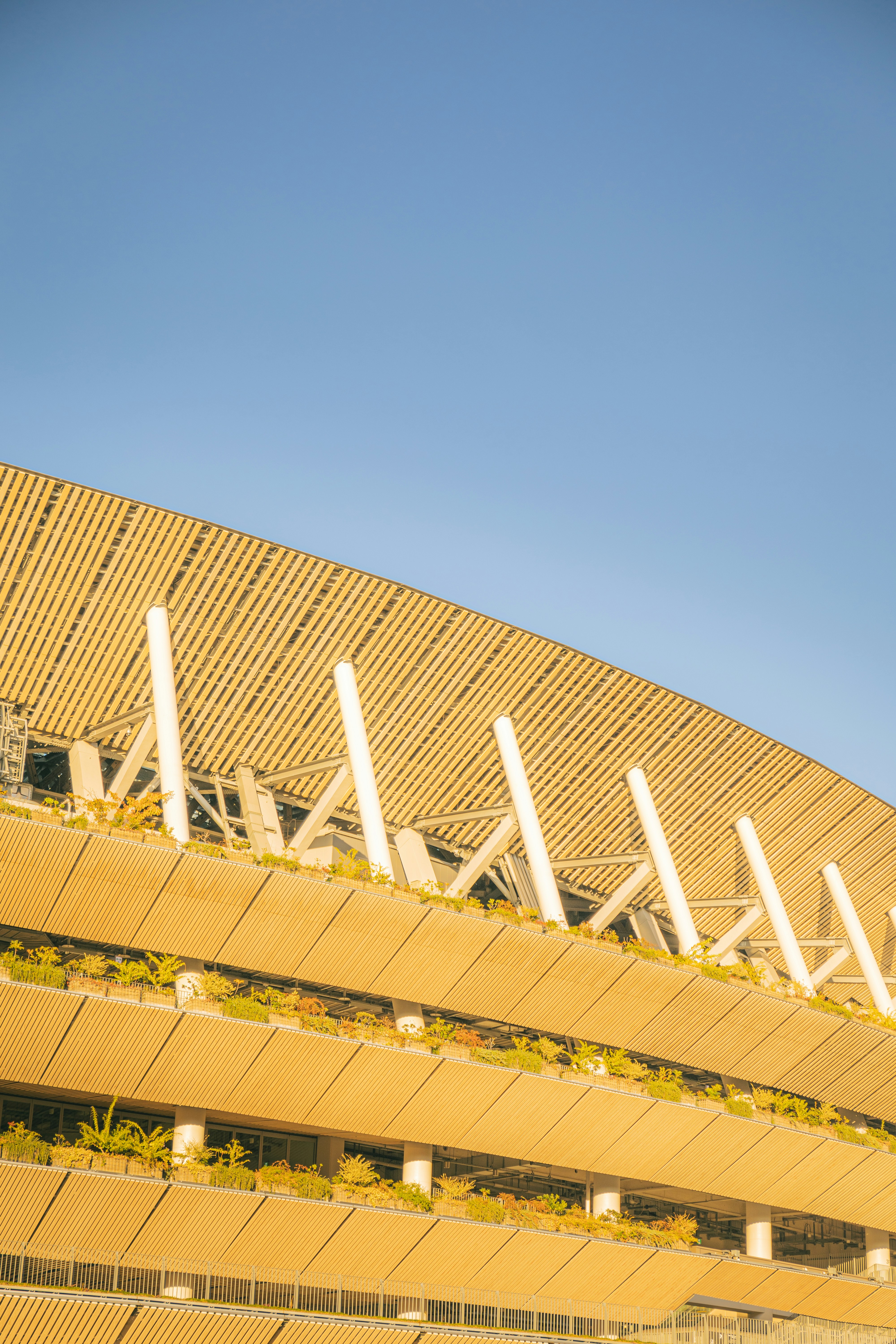 A large building with a clock on the side of it