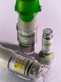 A couple of bottles and a tube of liquid