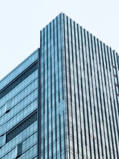 A tall building with a cross on the side of it