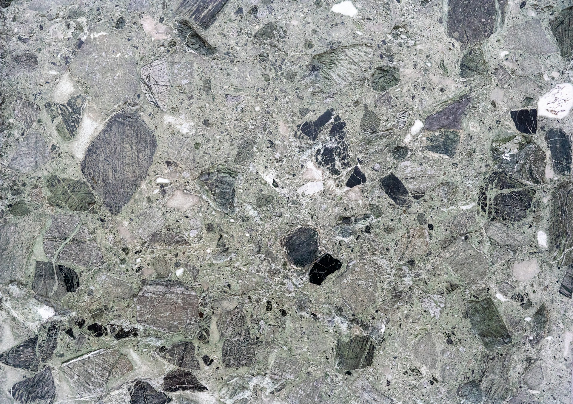 A close up view of a marble floor