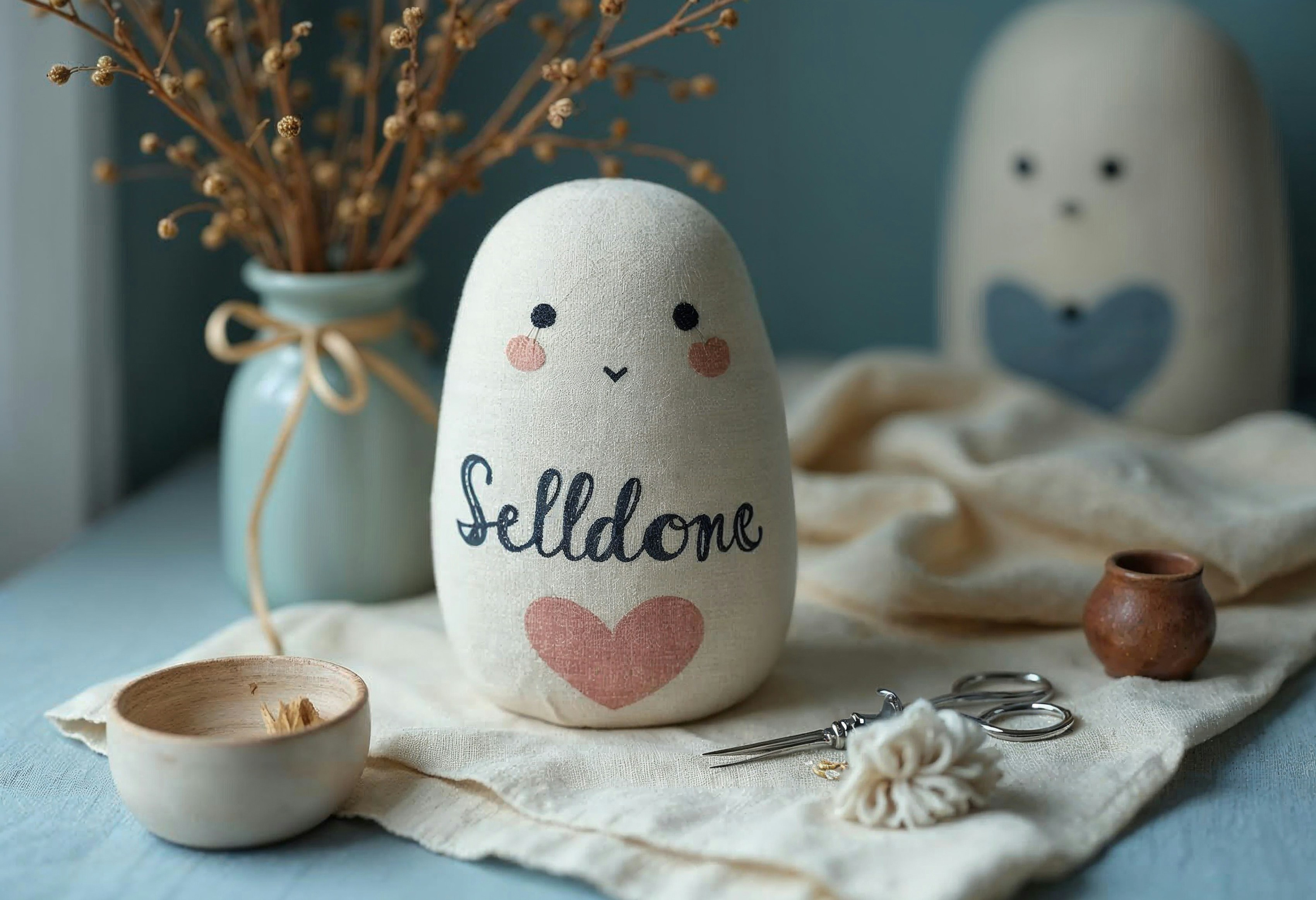 A couple of eggs sitting on top of a table