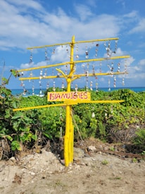 A sign that is on the side of a road