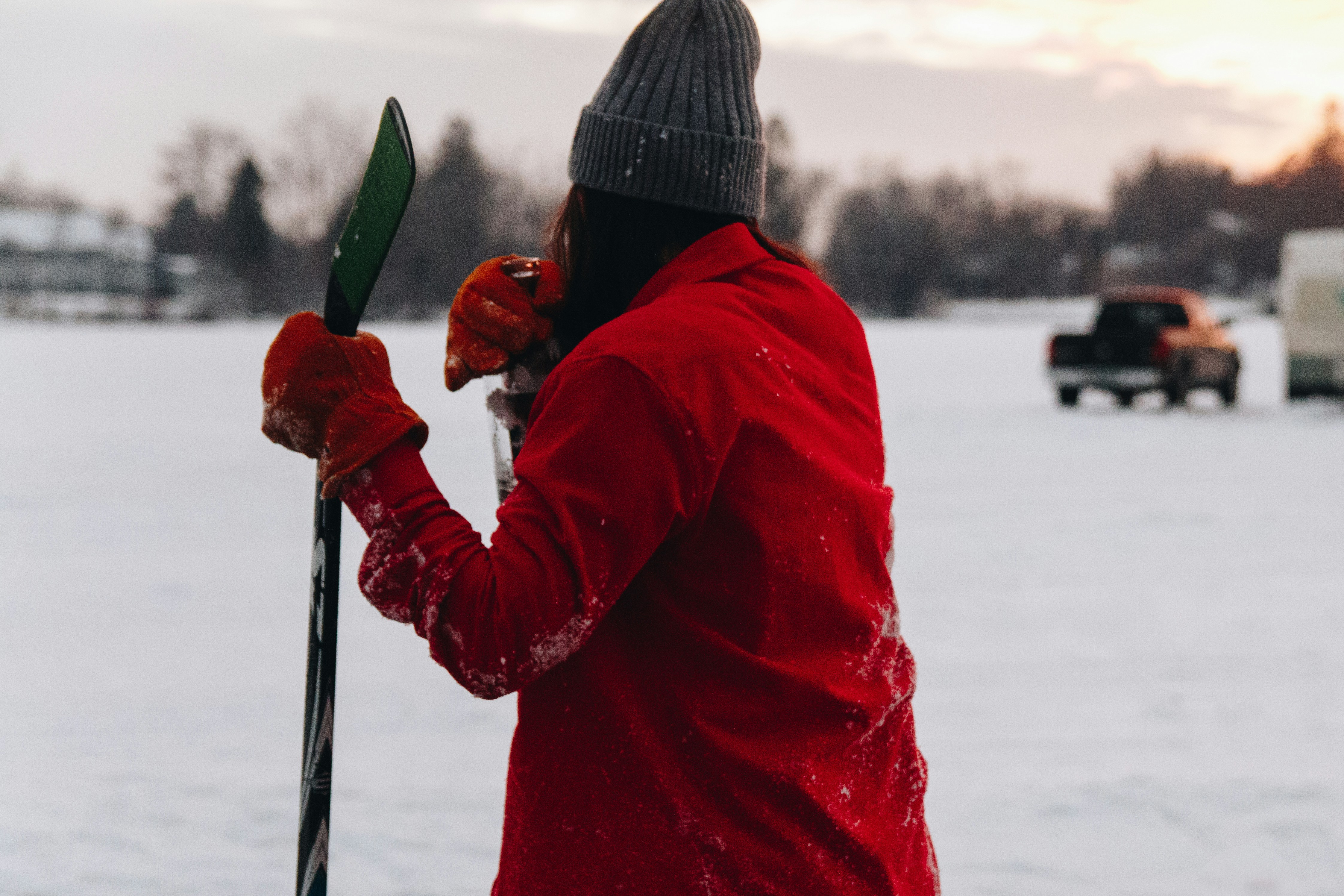 telescoping snow shovel
