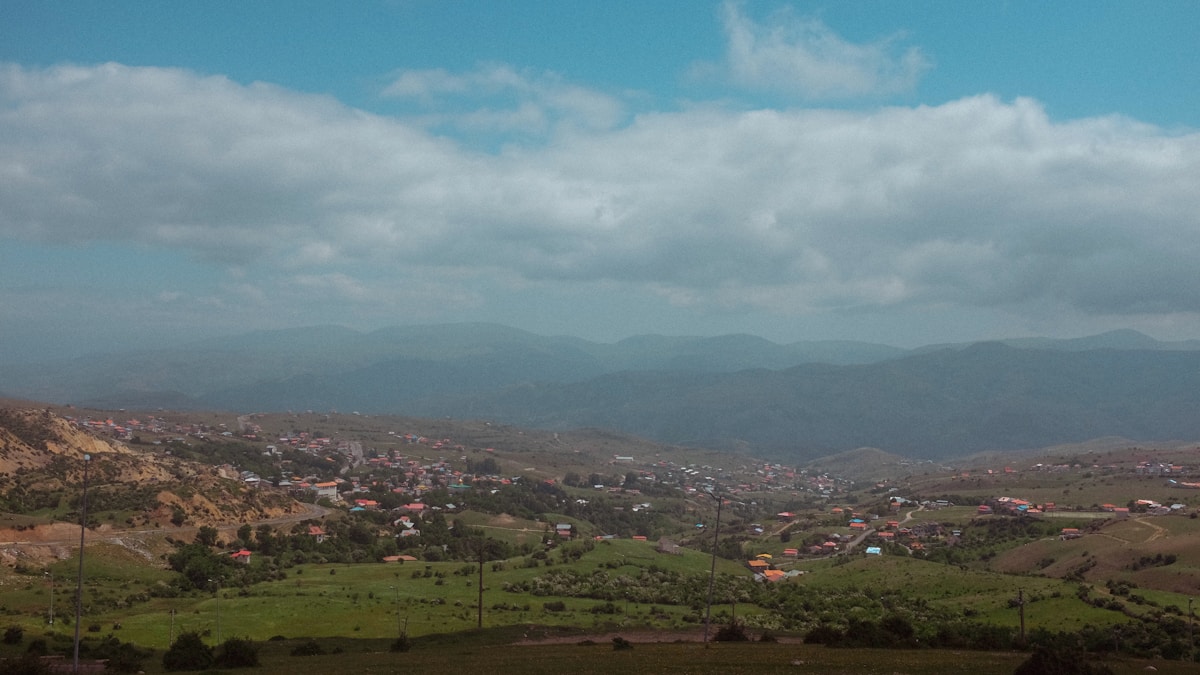 Deylaman village, hazy afternoon