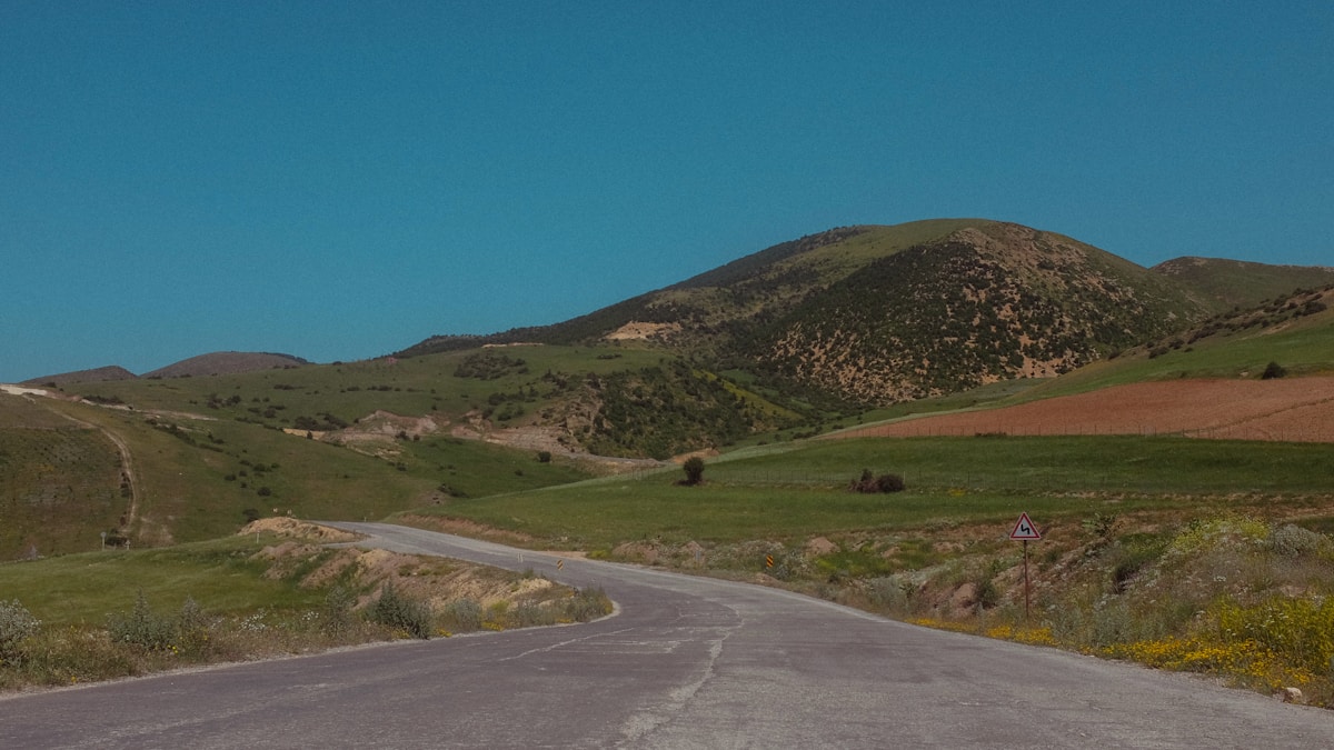 Road through the hills