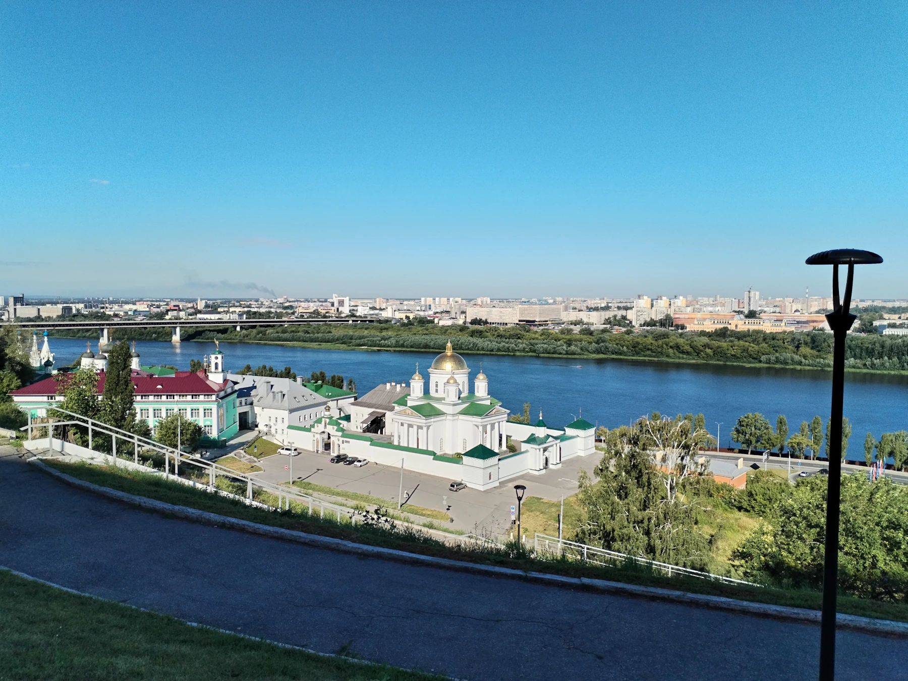 Панорама Нижнего Новгорода и Волги