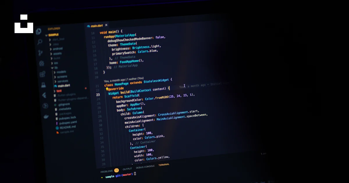 A computer screen with a program running on it photo – Free Dark Image ...