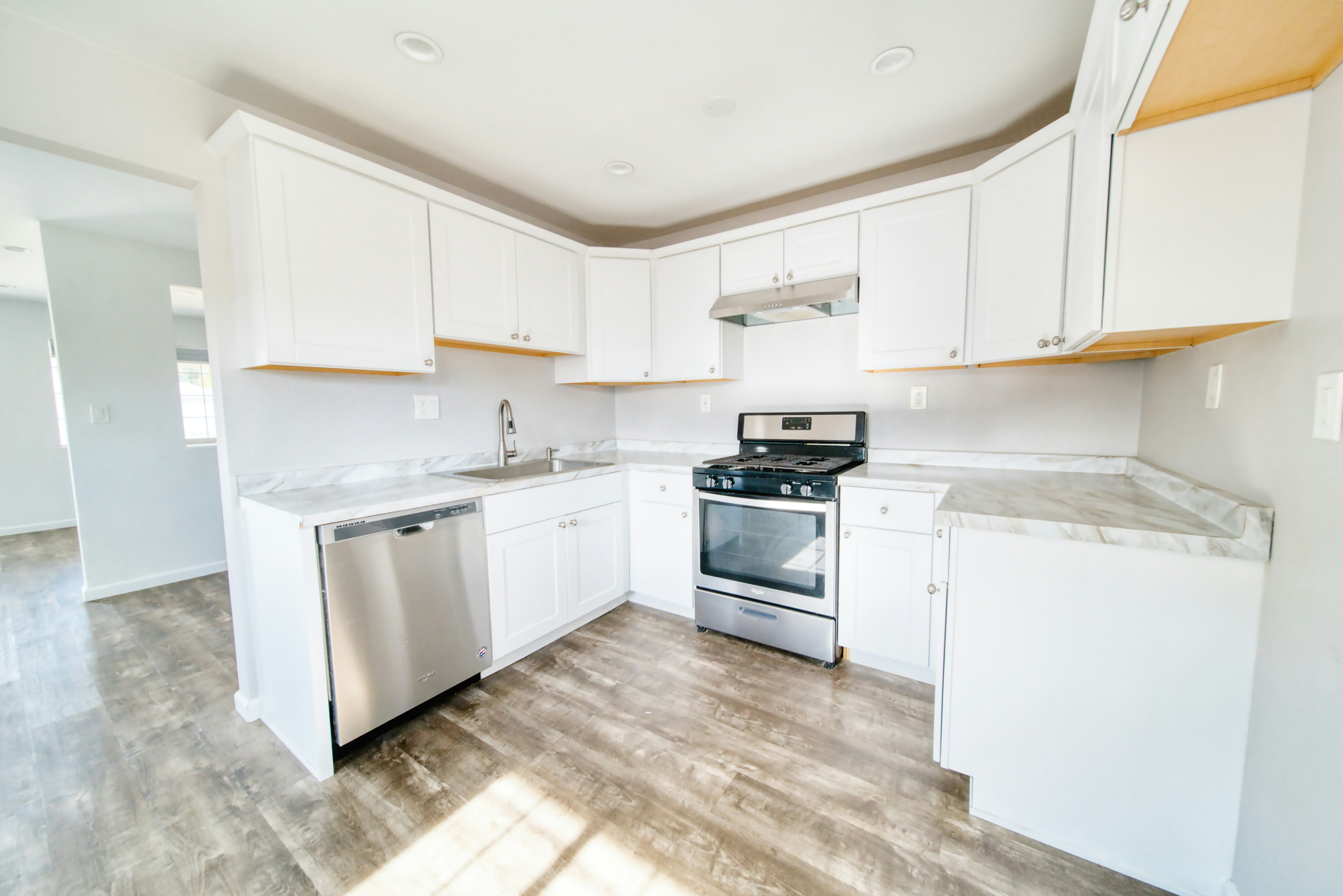 Kitchen in disrepair