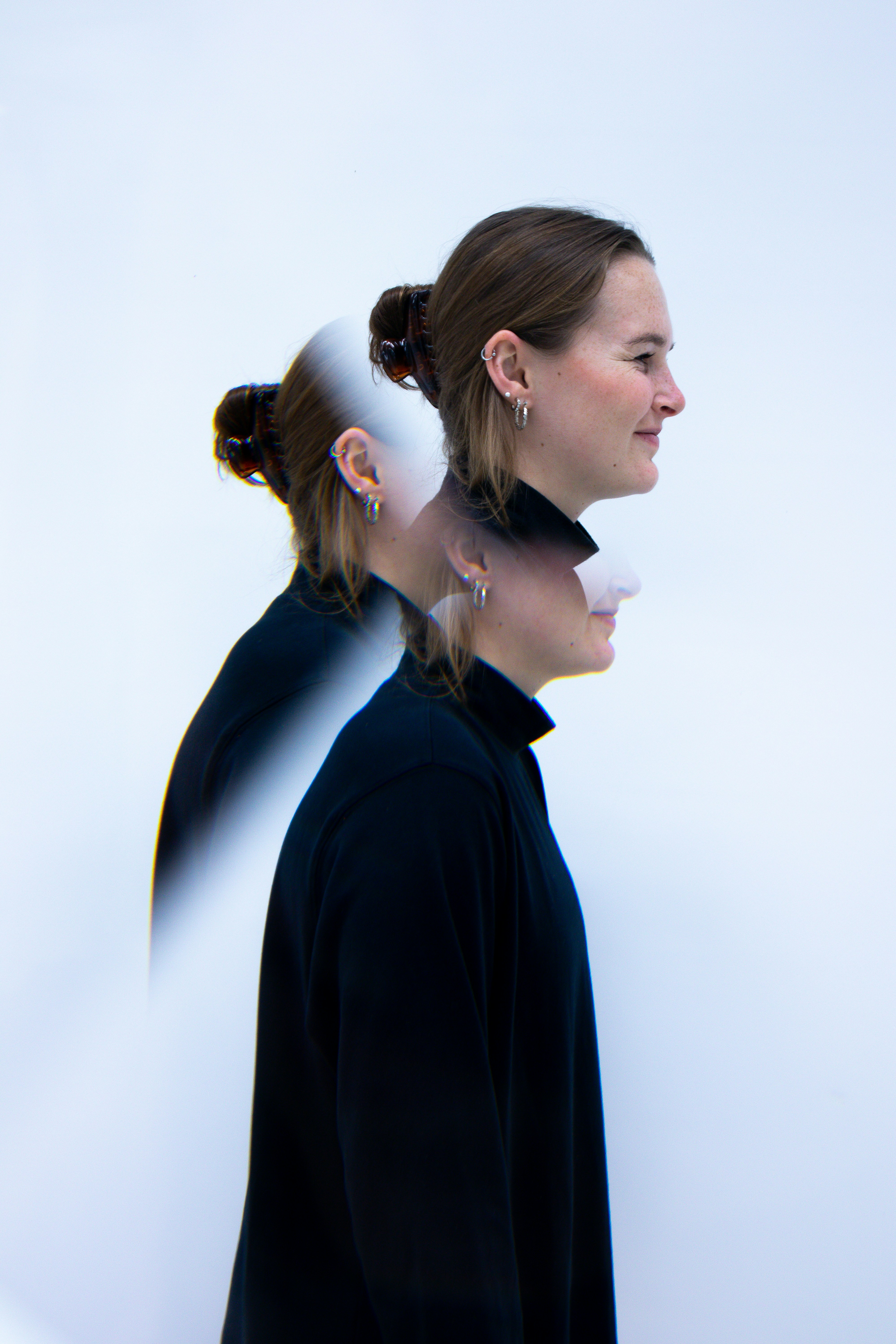 Person using VR headset for daily meditation practice
