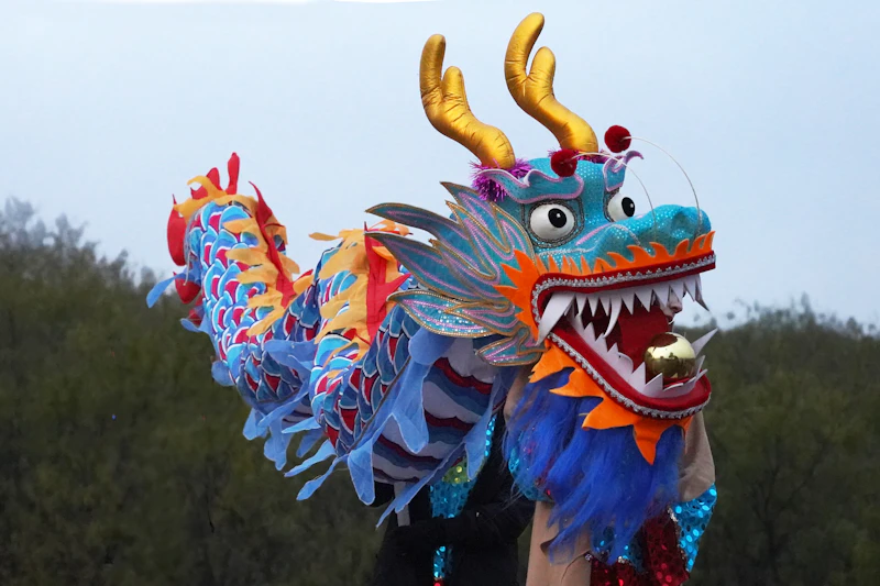 Statue de dragon