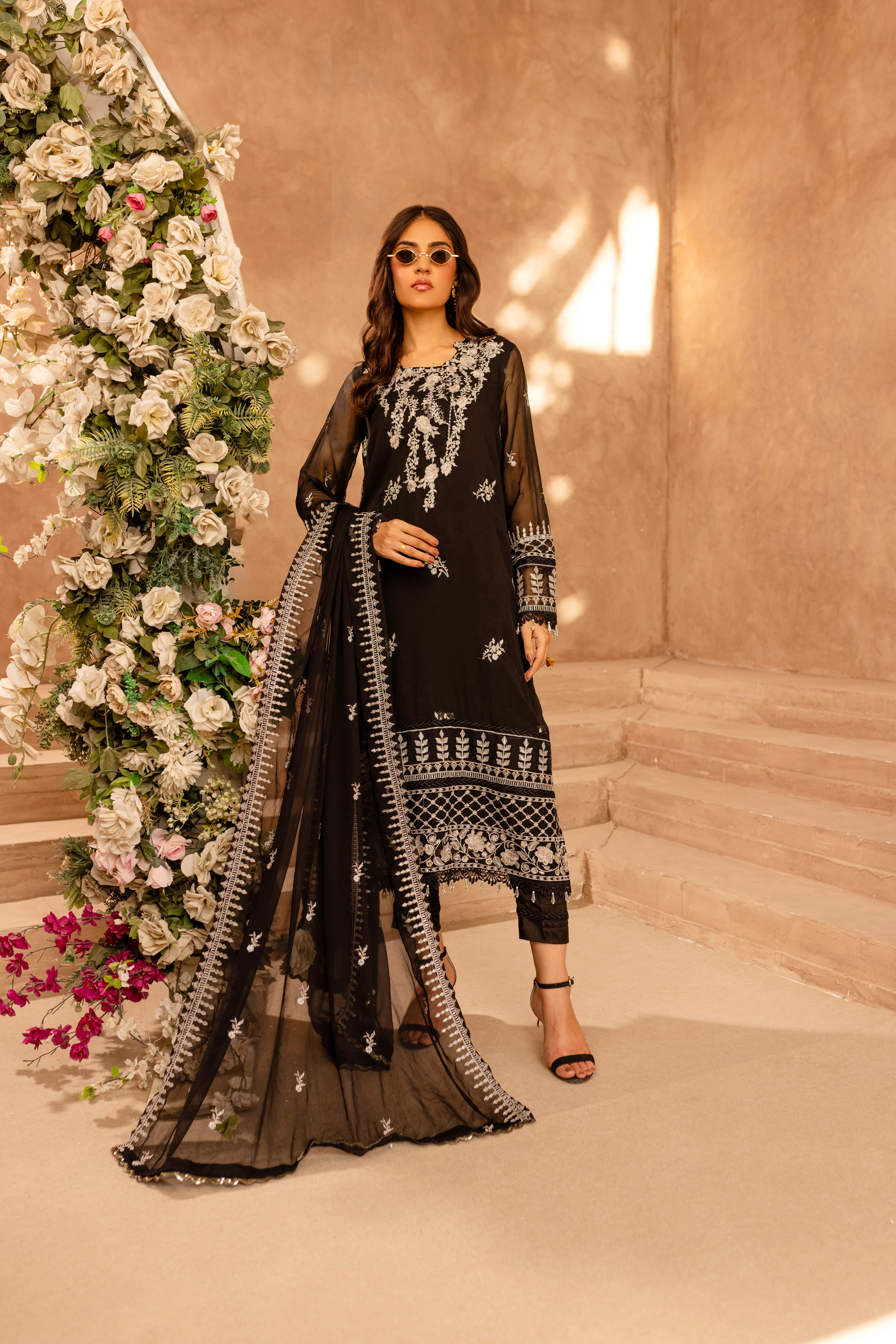 Midnight Velvet Shawl Suit thumbnail