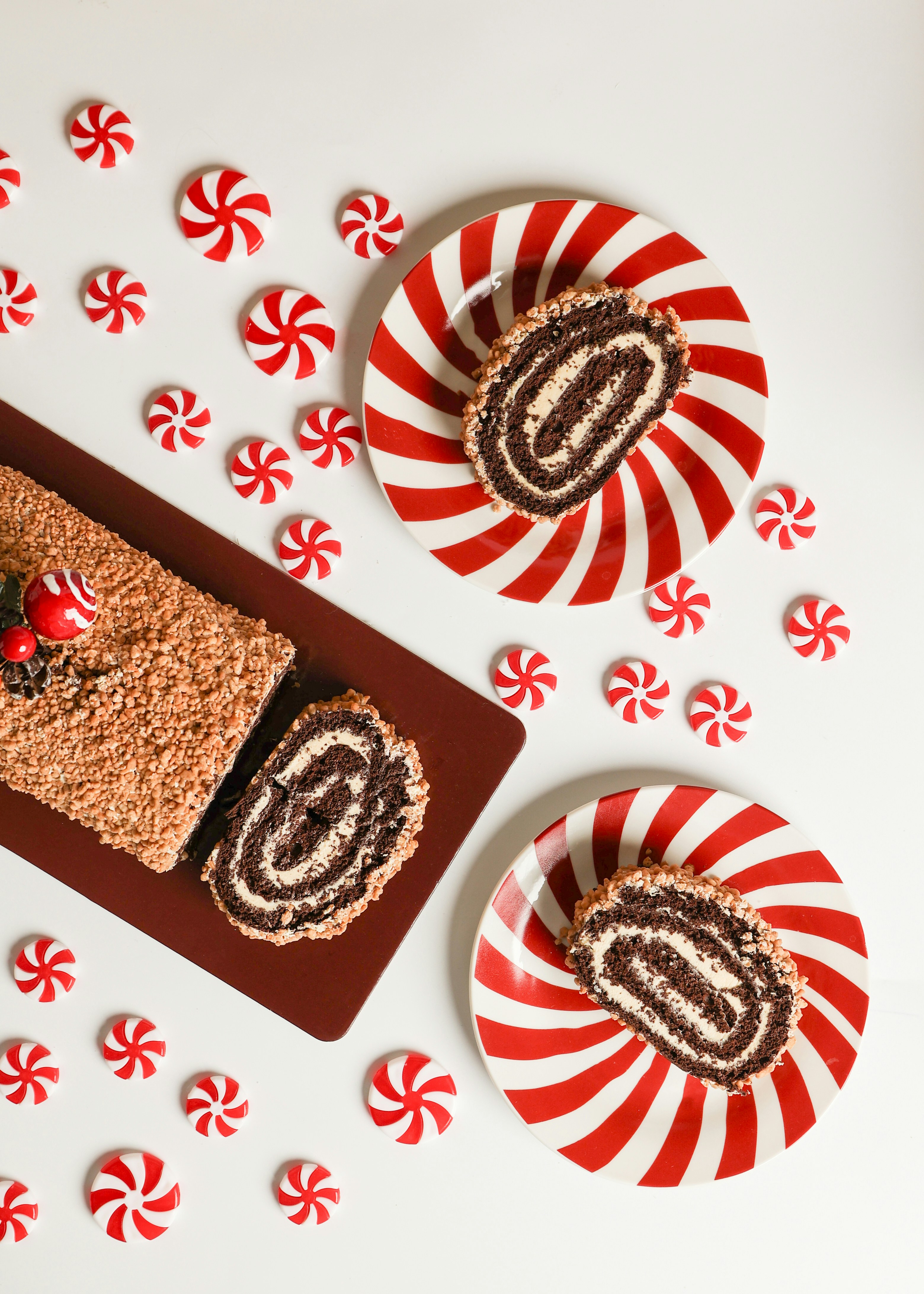 A piece of cake sitting on top of a plate