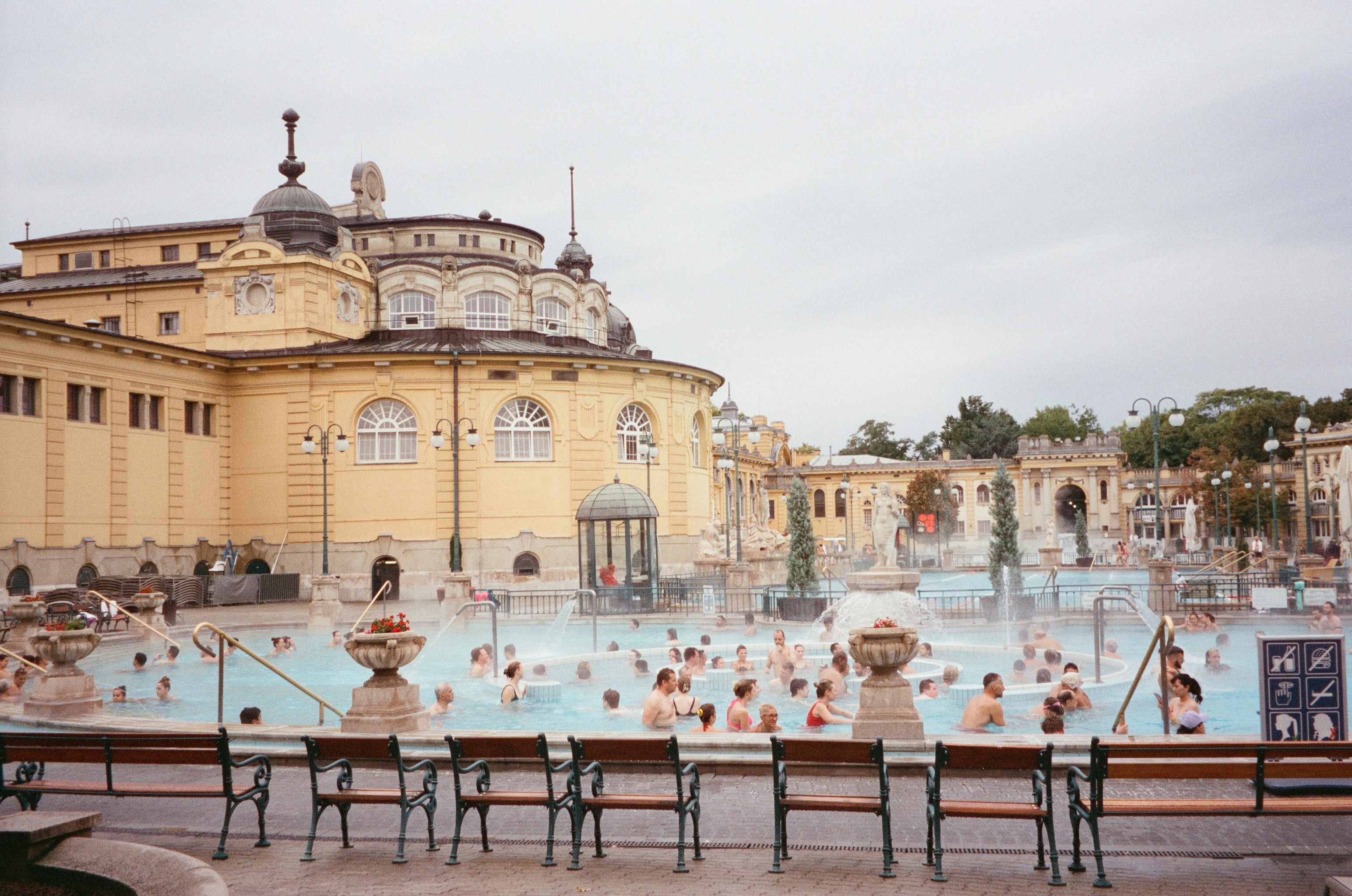  Ancient Thermal Baths of Budapest, Hungary