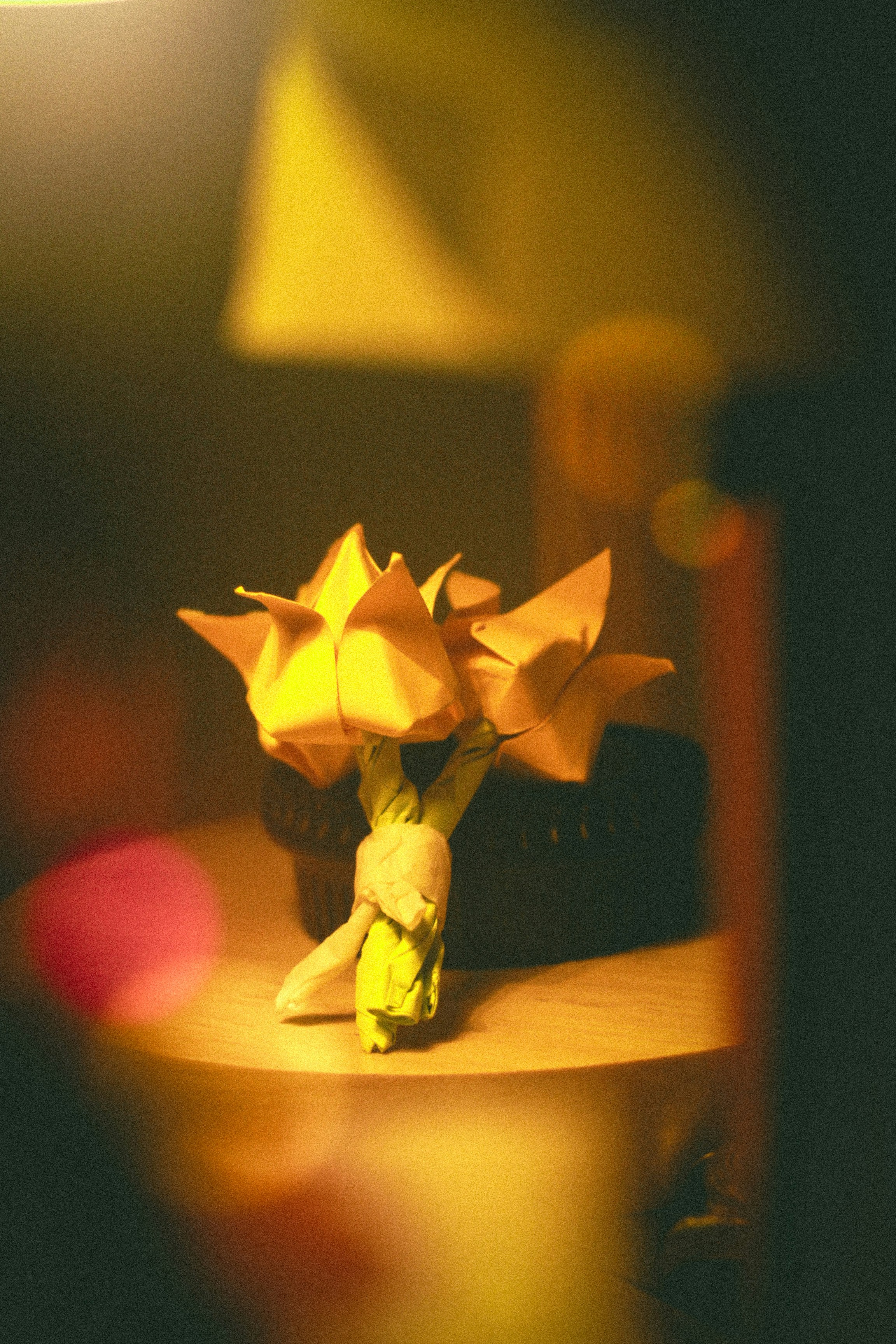 A vase of flowers sitting on top of a table