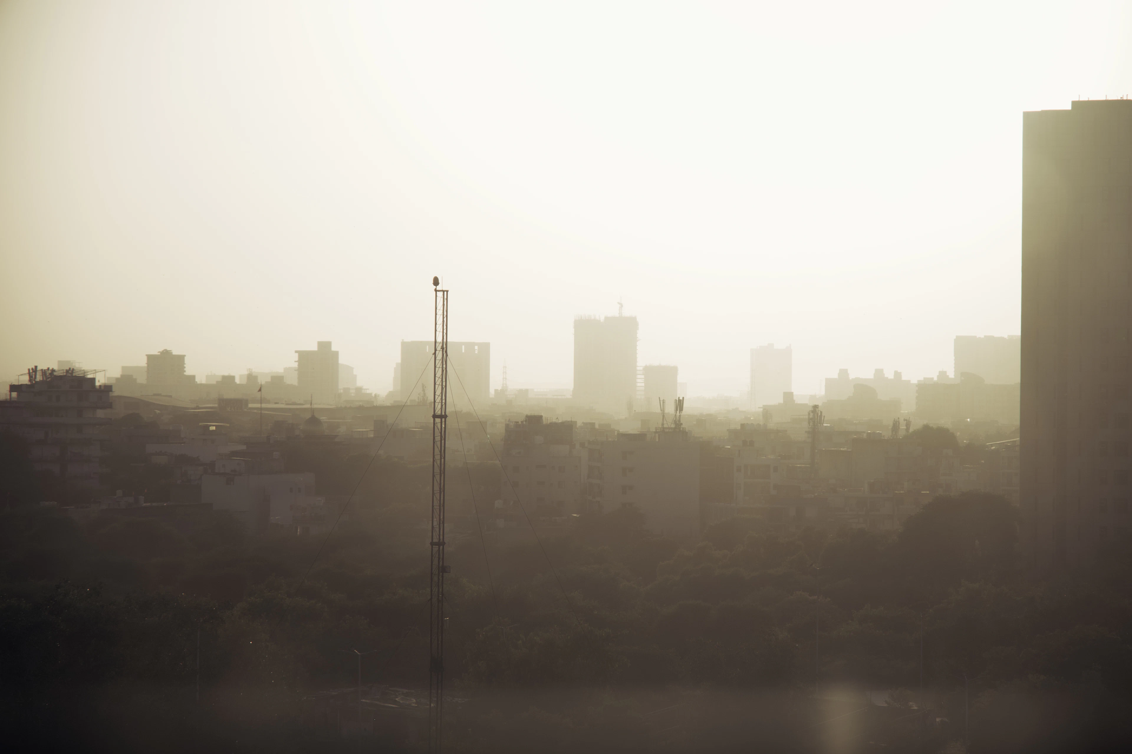 The Gurugram skyline from a distance