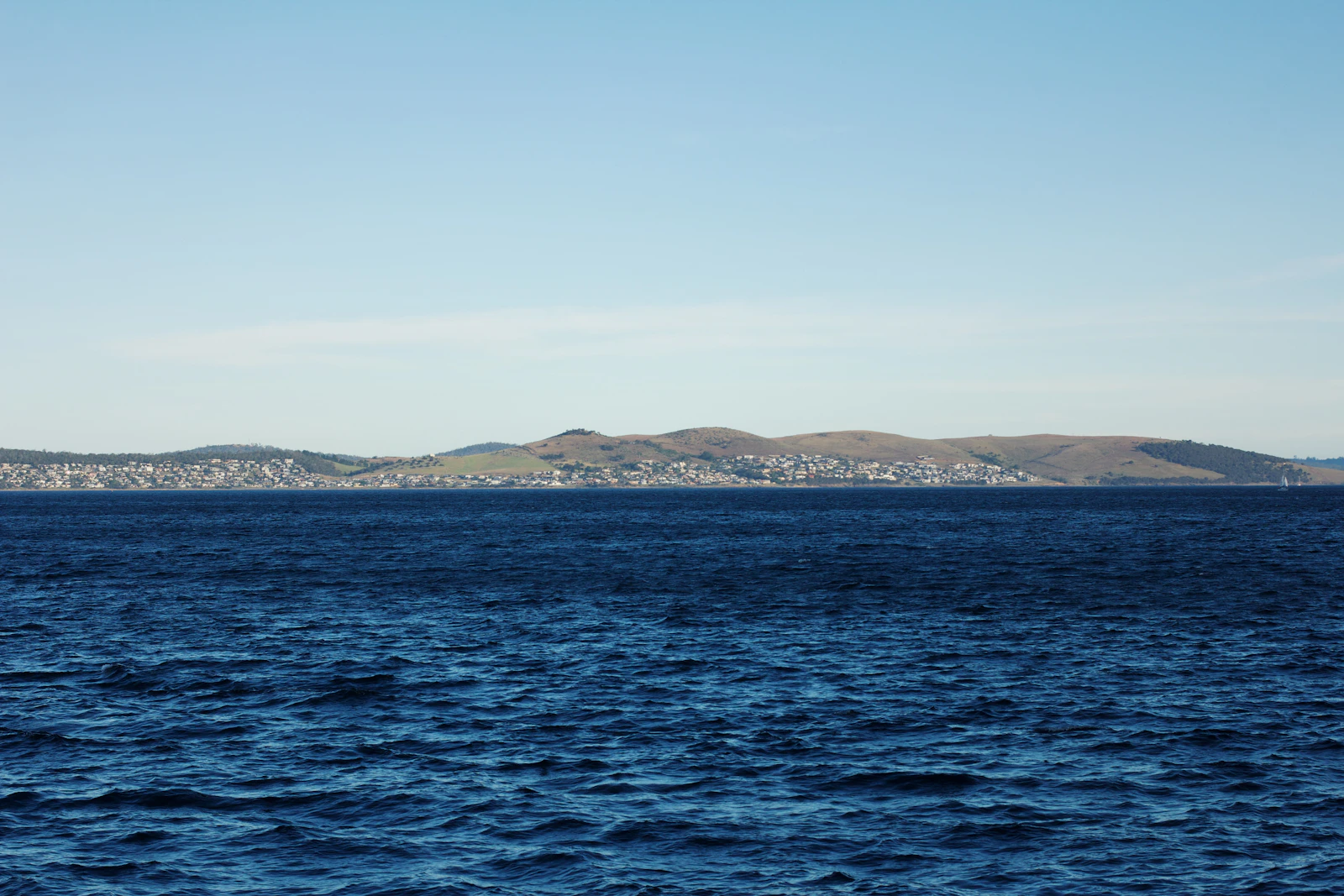 Vistas al mar desde Hobart