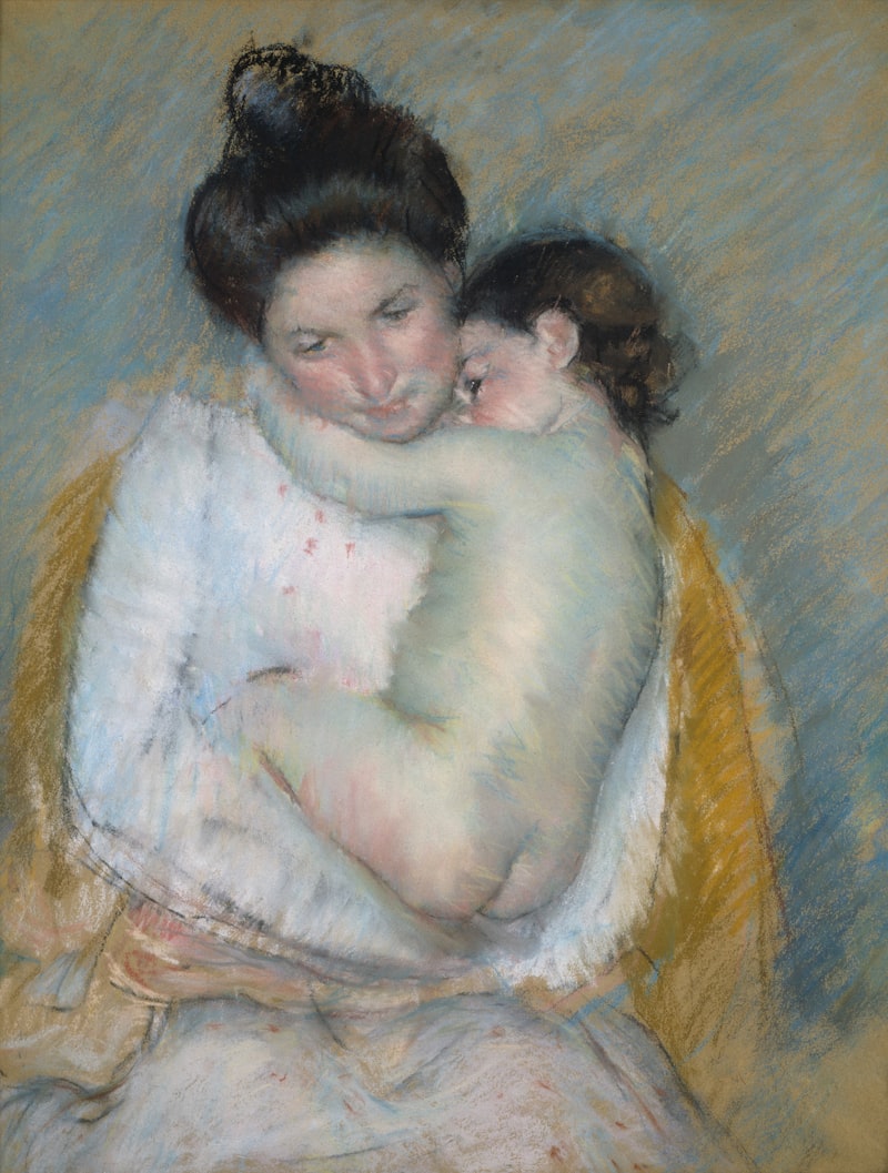 Mamma e bambino che dormono insieme