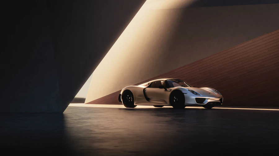 Luxury car shoot