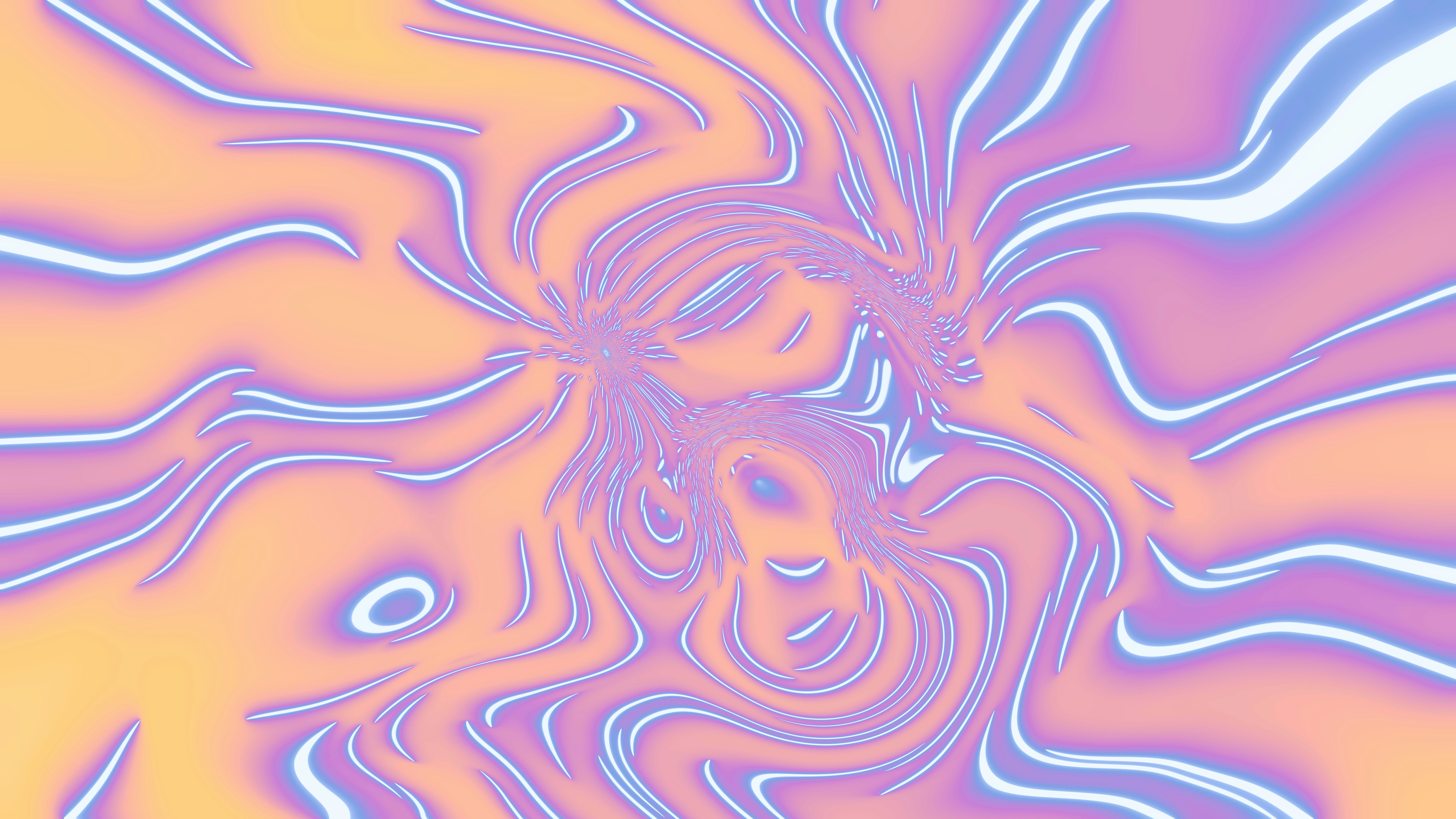 A computer generated image of a woman's face