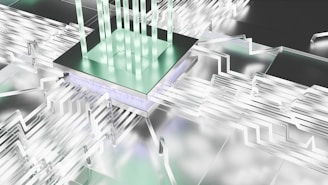 A computer generated image of a futuristic city