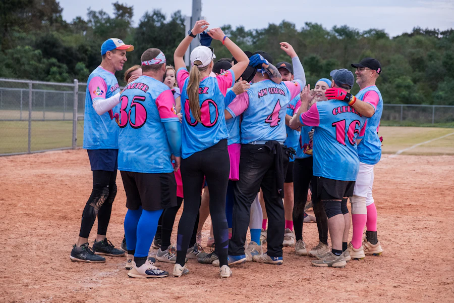 Sky Blue Softball uniform design
