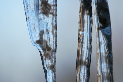 A close up of a pair of skis on a table