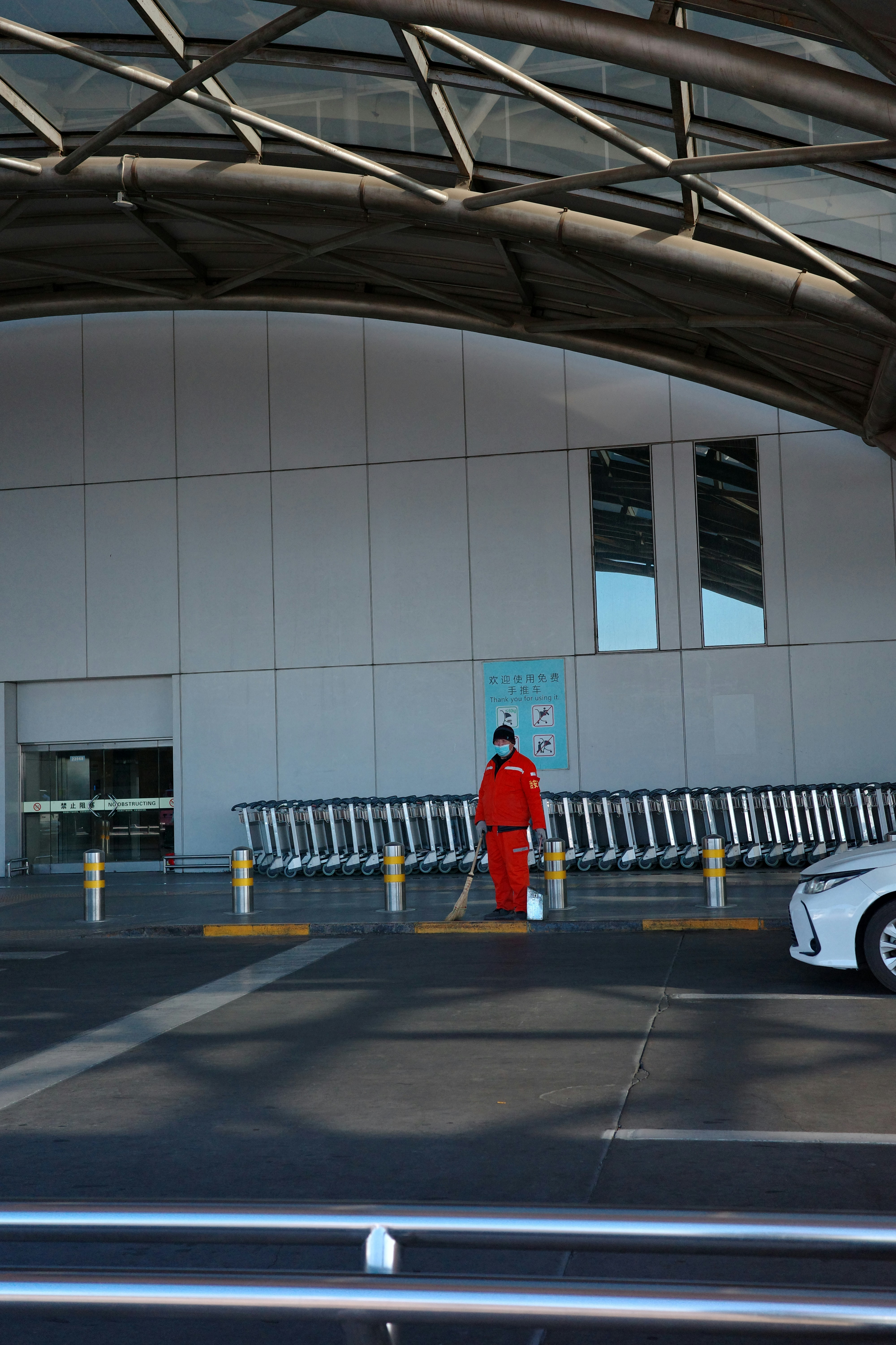 Luxury vehicle ready for private airport transfer