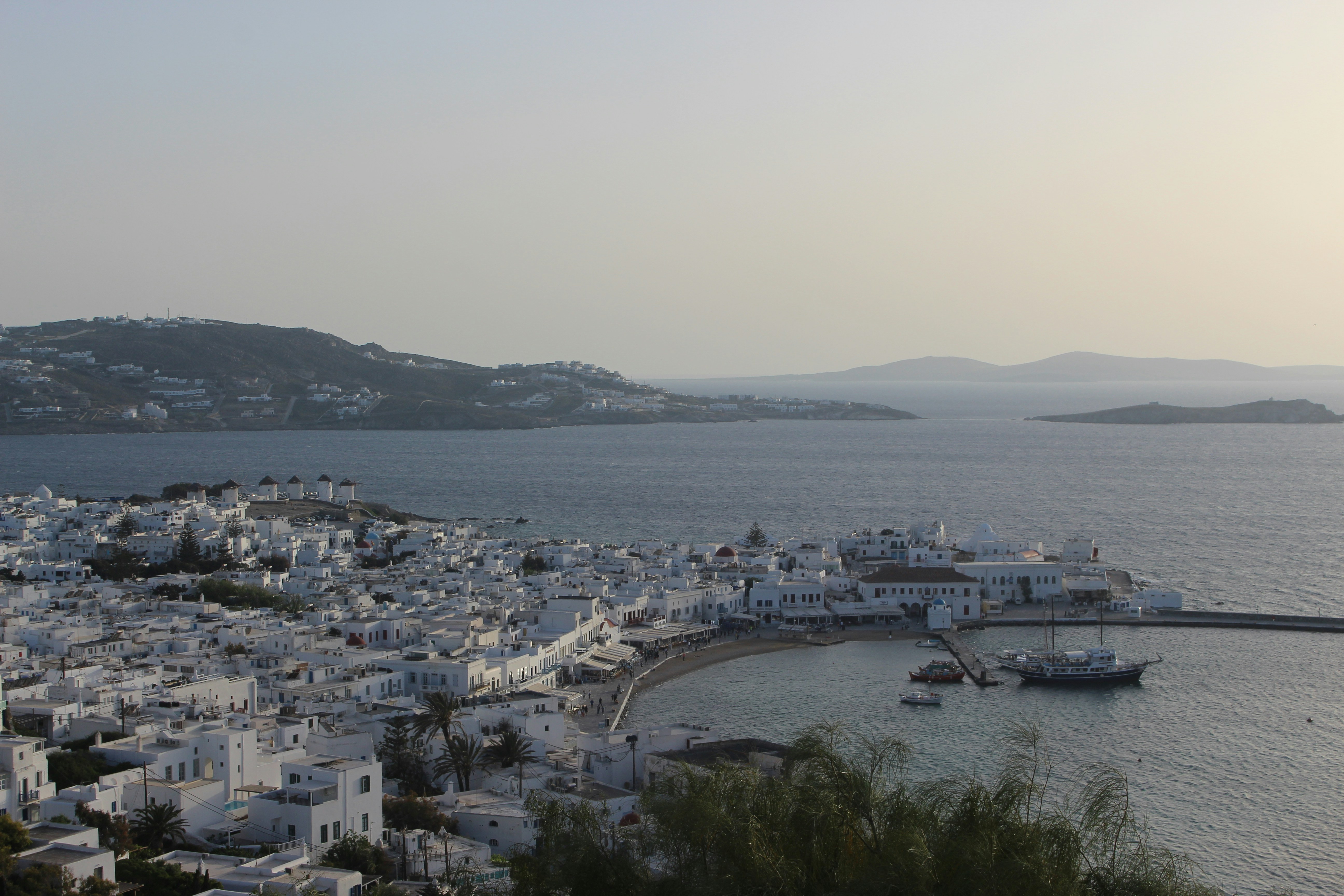 A view of a city and a body of water