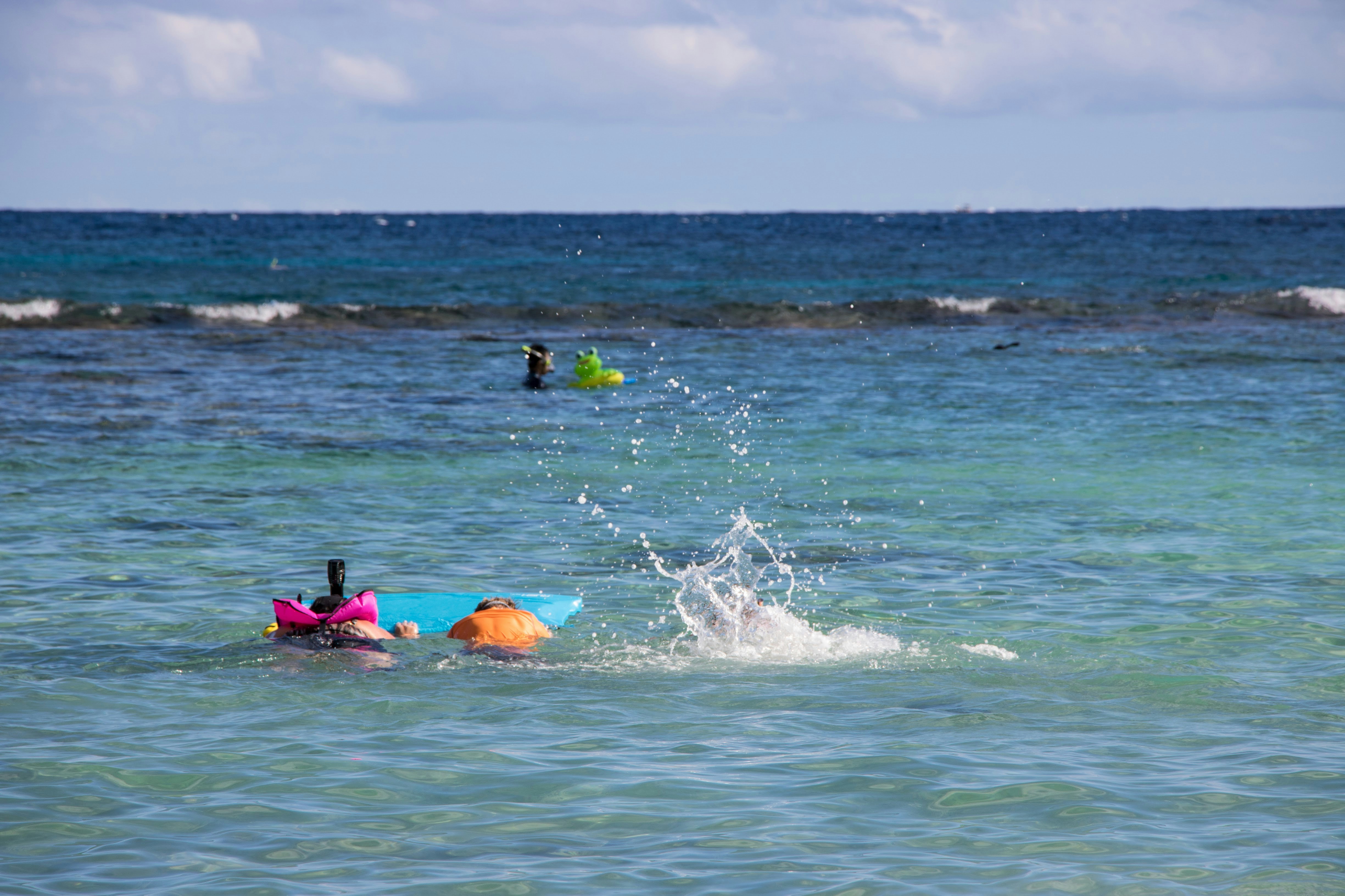Snorkelers enjoying Maluaka Beach, Maui