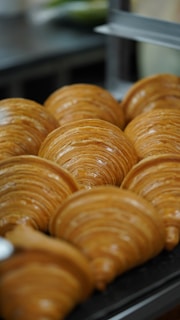 A close up of some food on a tray