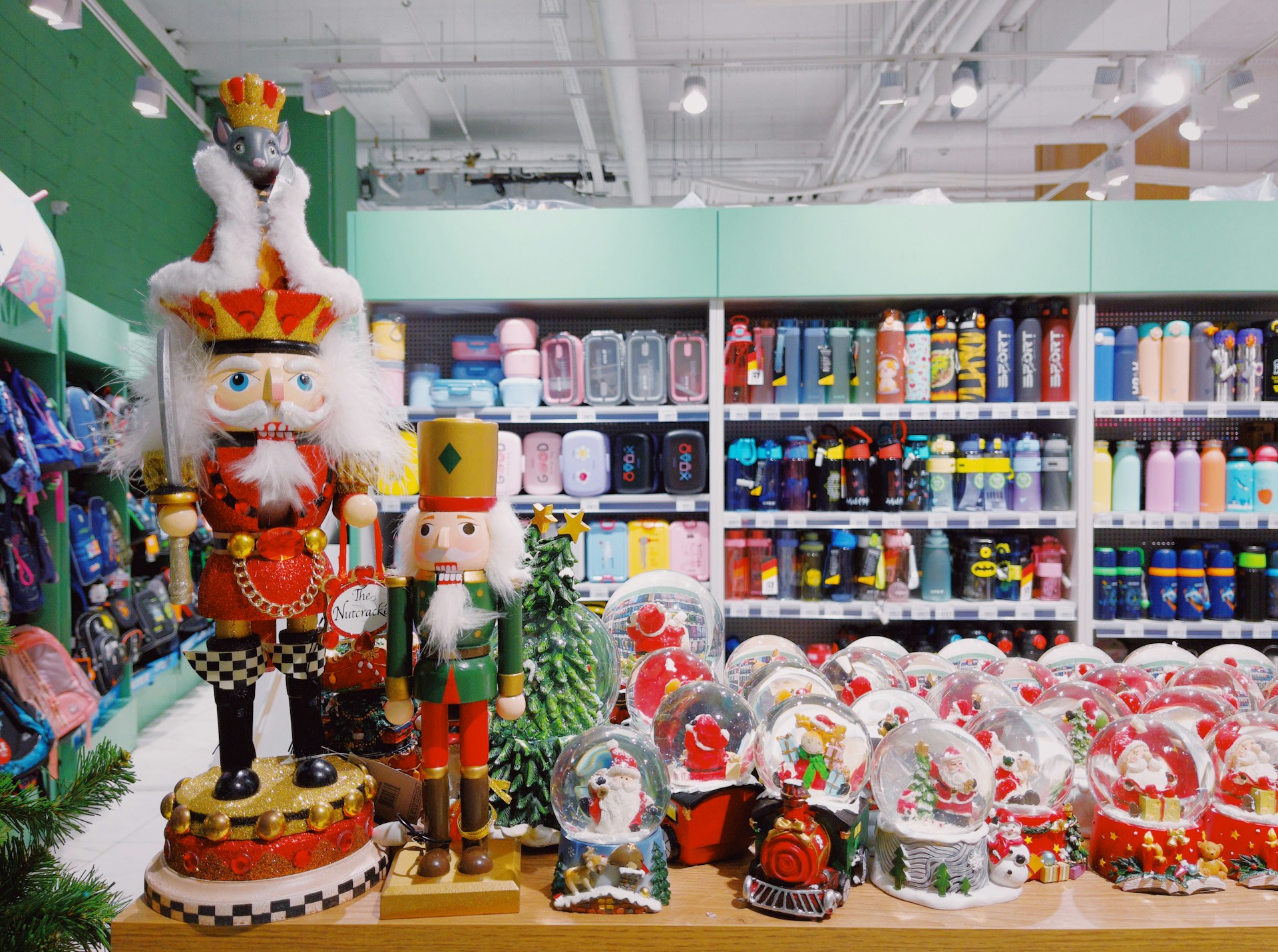 A store filled with lots of christmas decorations