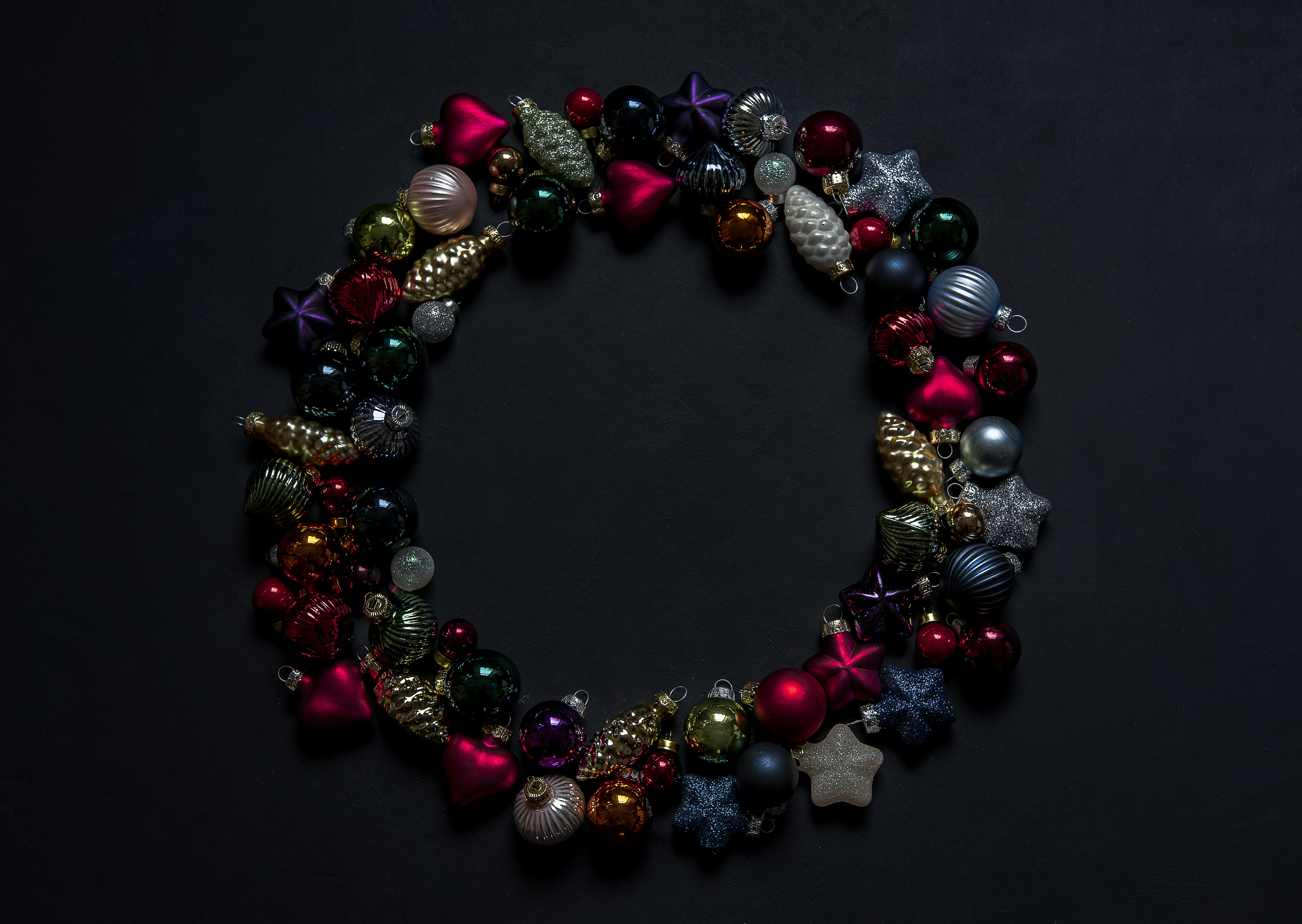 A close up of a bracelet on a table
