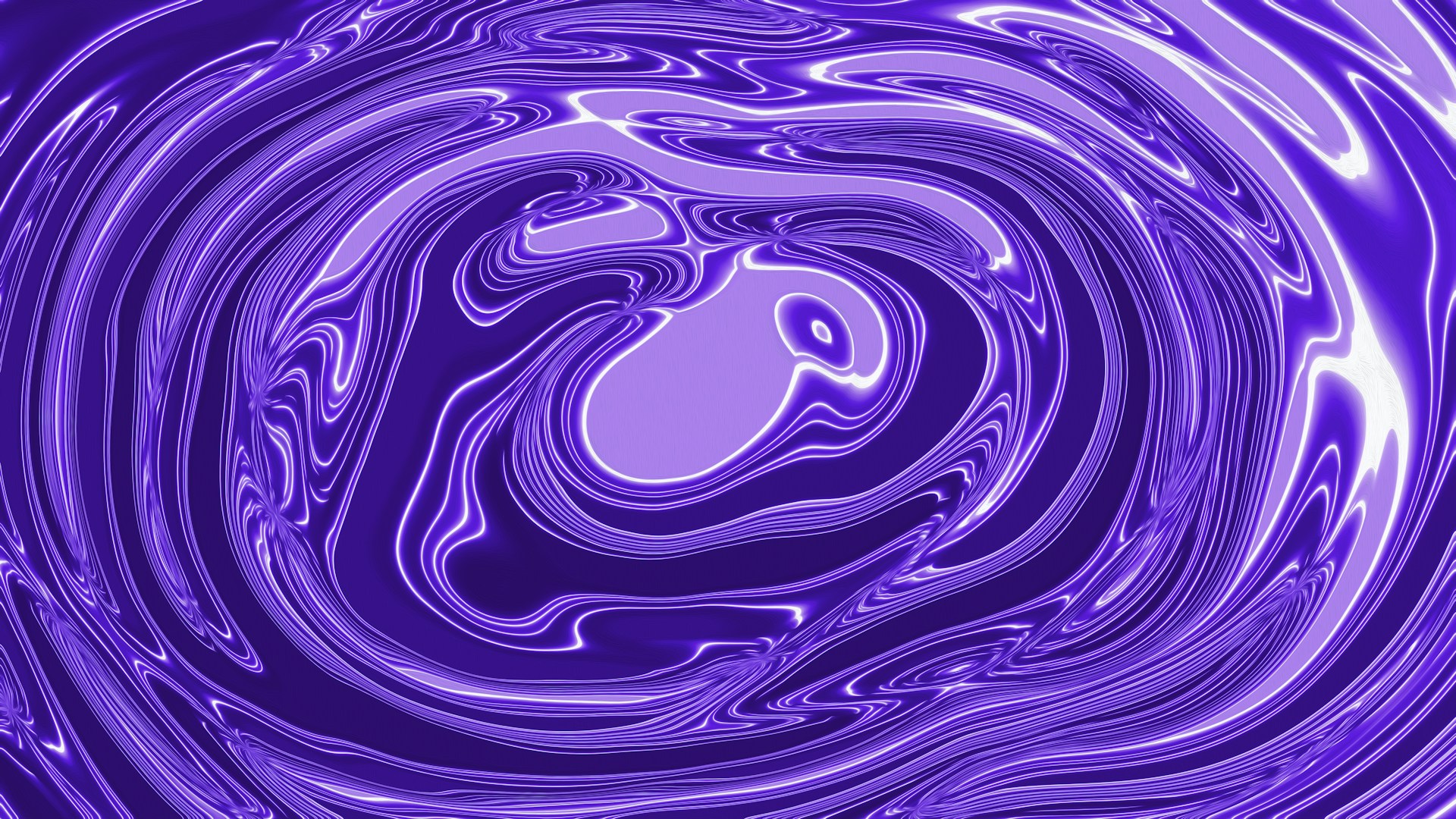 A purple background with swirls and bubbles