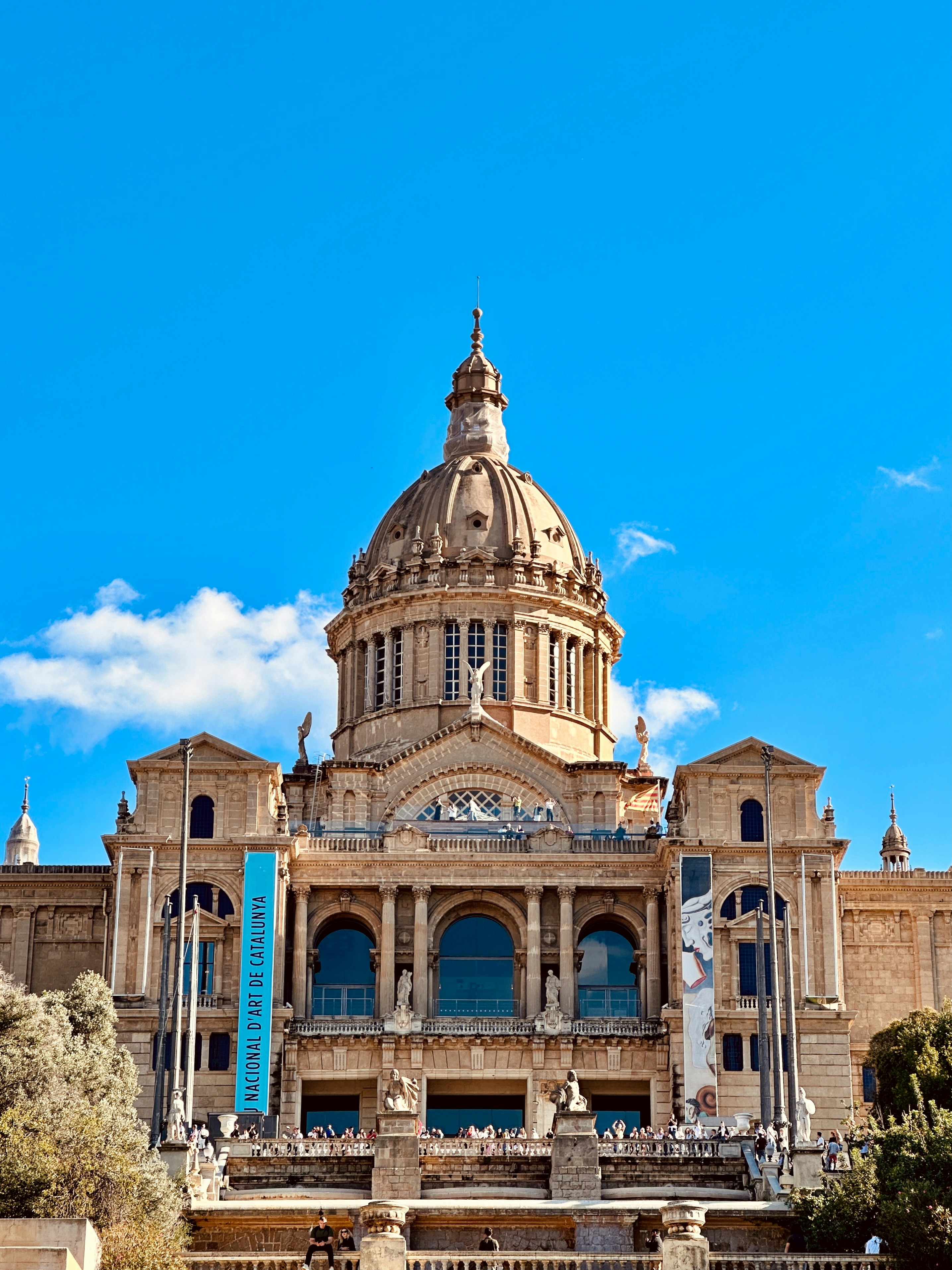 A large building with a dome on top of it