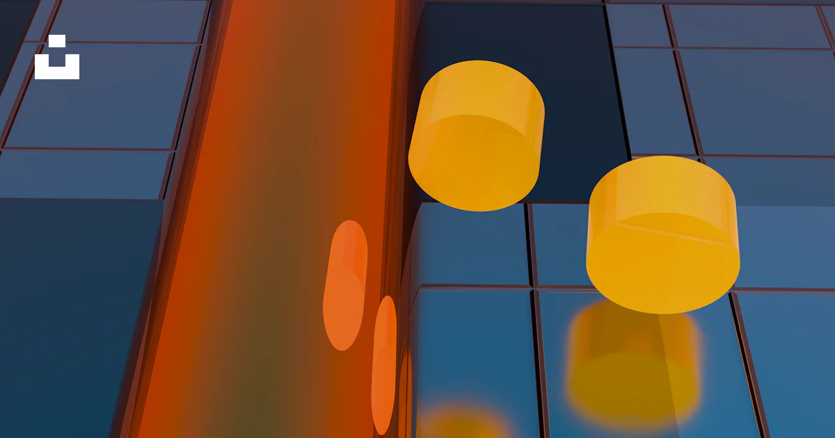 Yellow Object Animation A computer generated image of a yellow object photo – Free Art Image on ...