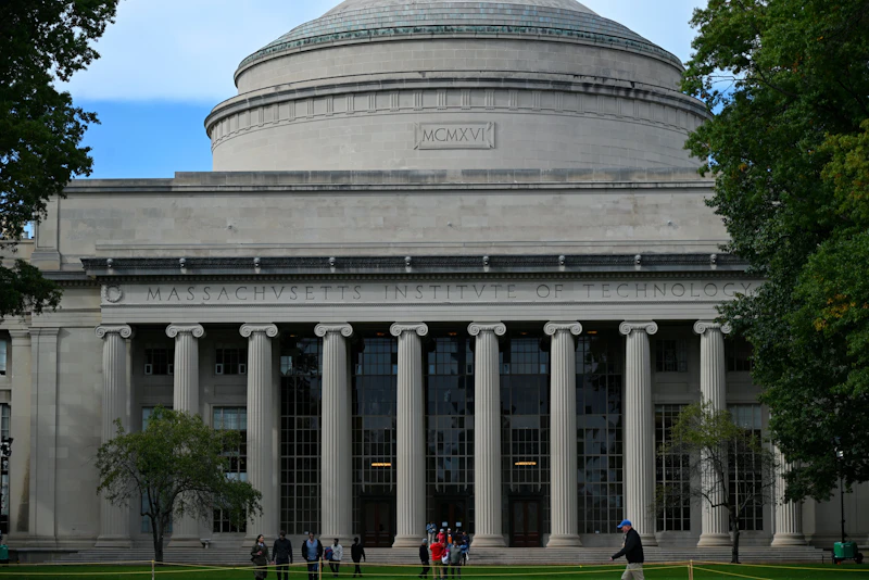 Columns and the Great Dome of MIT, Cambridge, Massachusetts