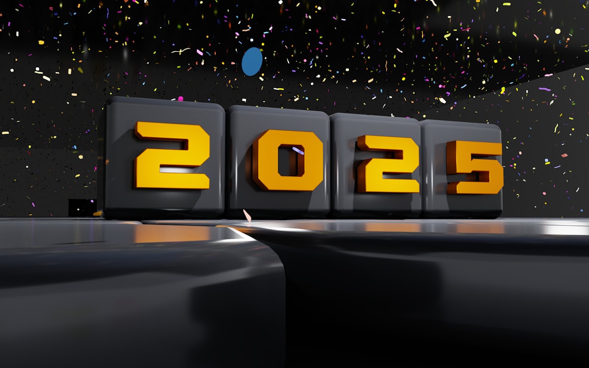 A number of numbers sitting on top of a table