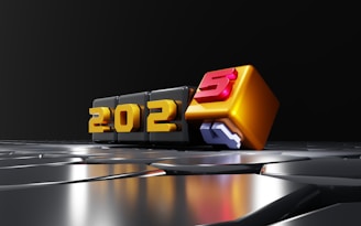 A 3D image of a number of different objects
