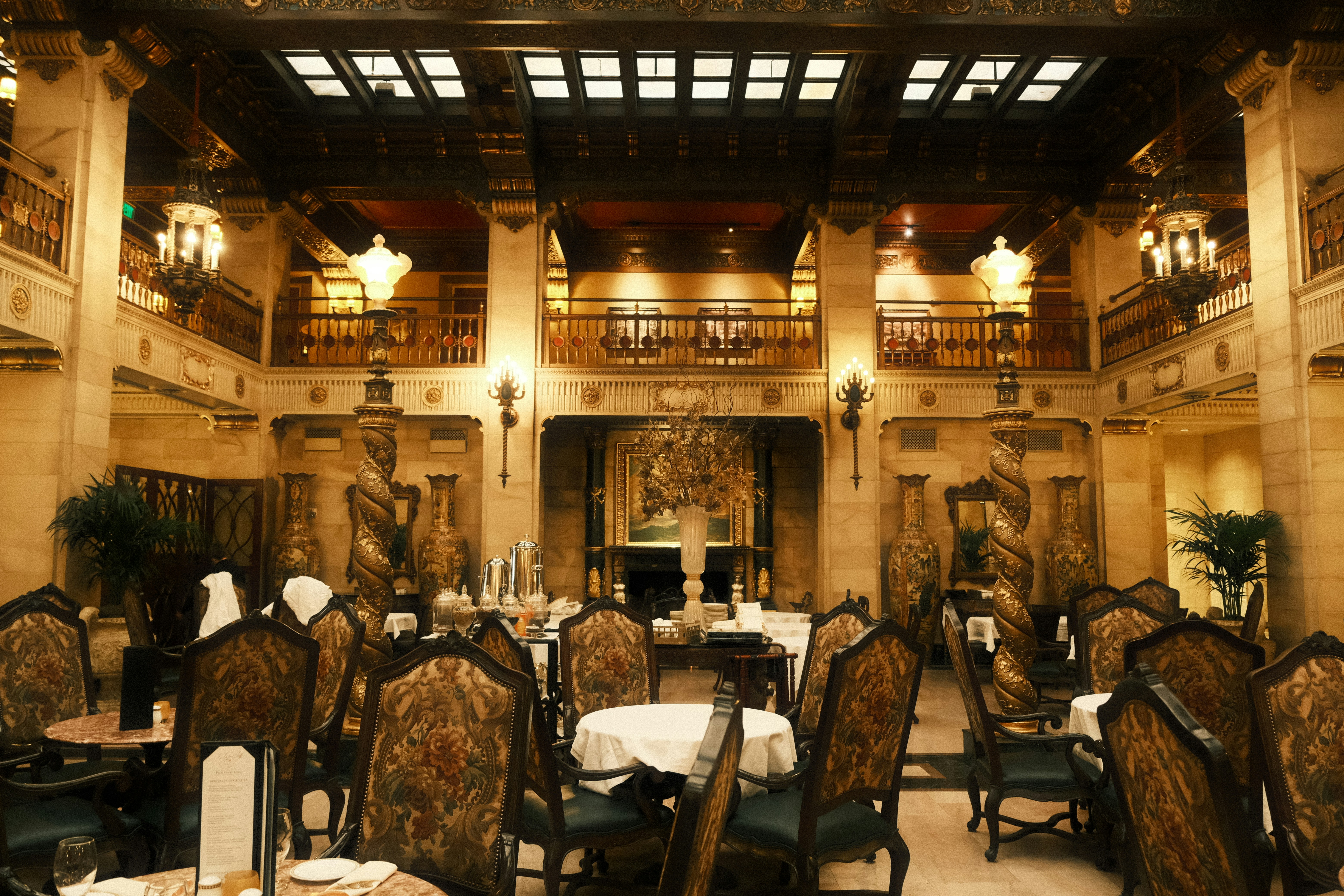 Dining room with tables