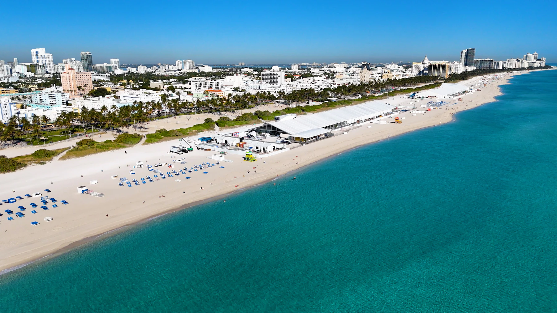 Miami skyline and waterfront
